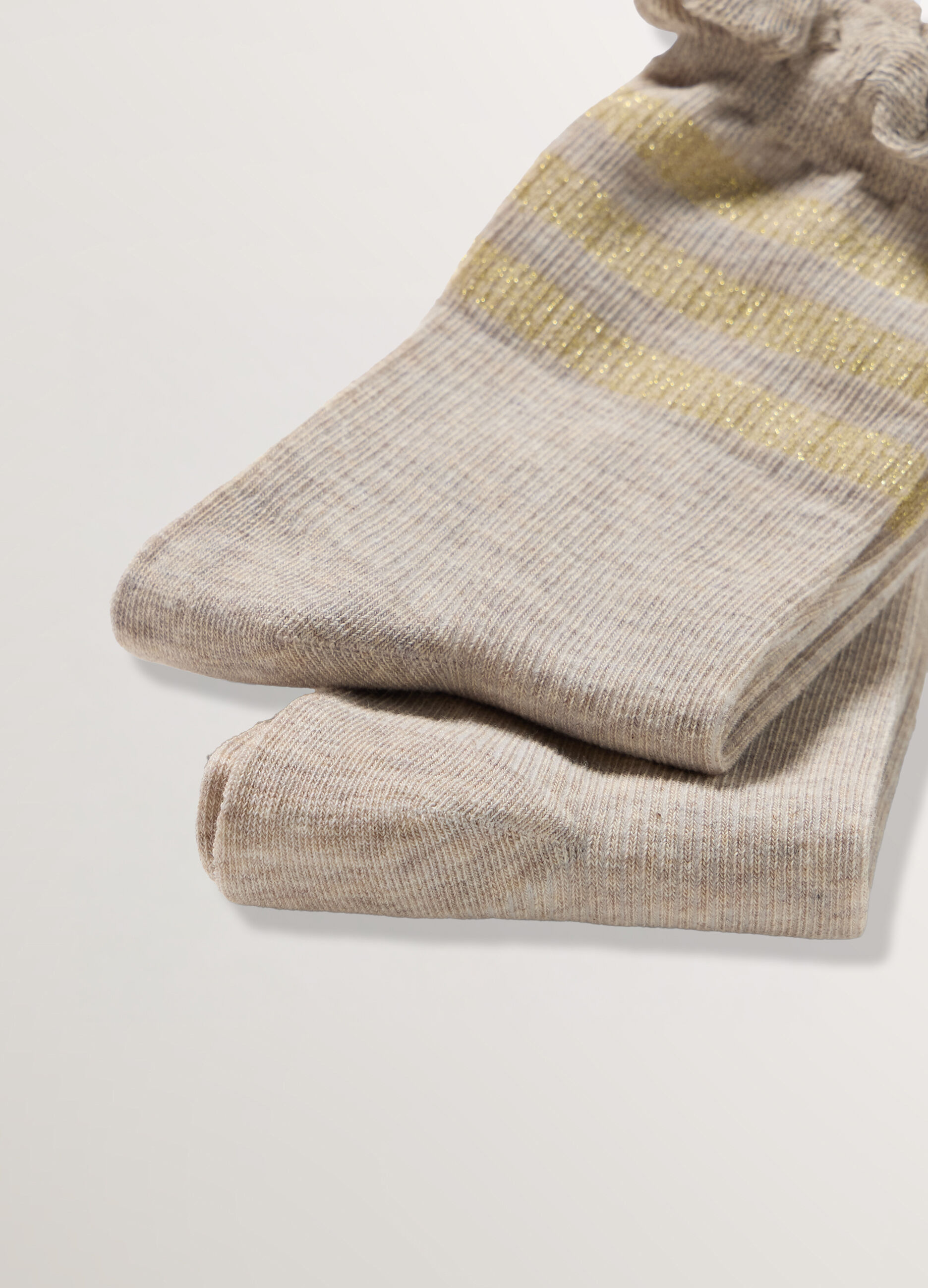 Pack 2 calze in costina misto cotone stretch _1