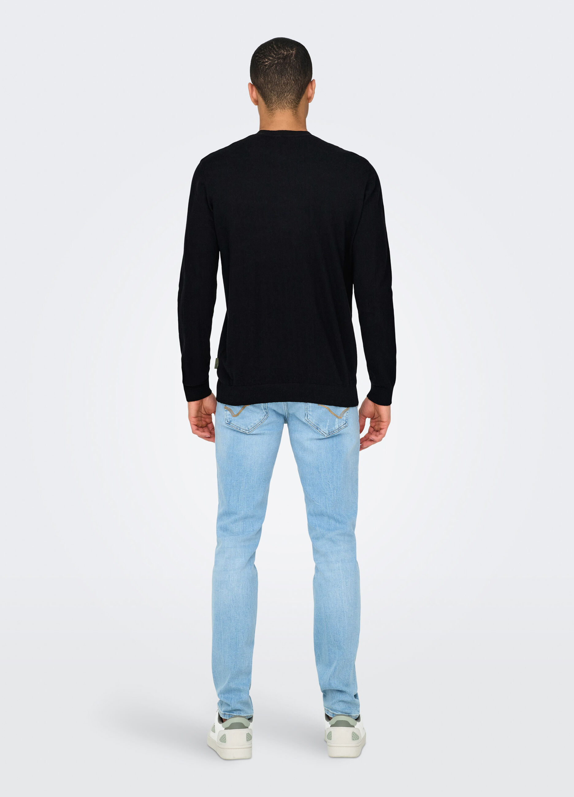 Maglione girocollo slim fit uomo_1