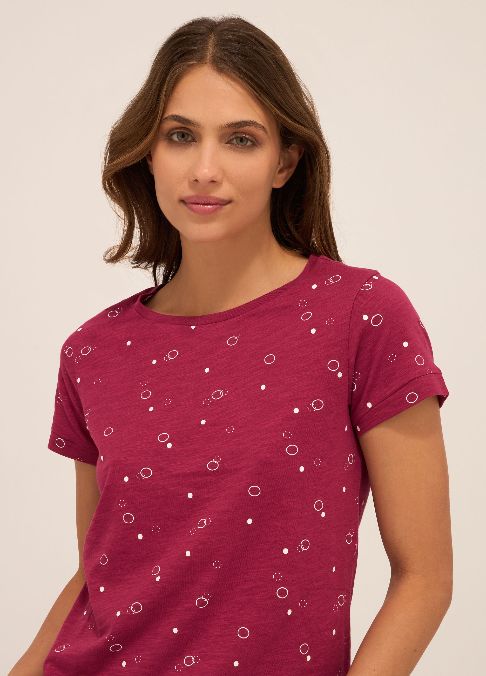 T-shirt in puro cotone donna_2
