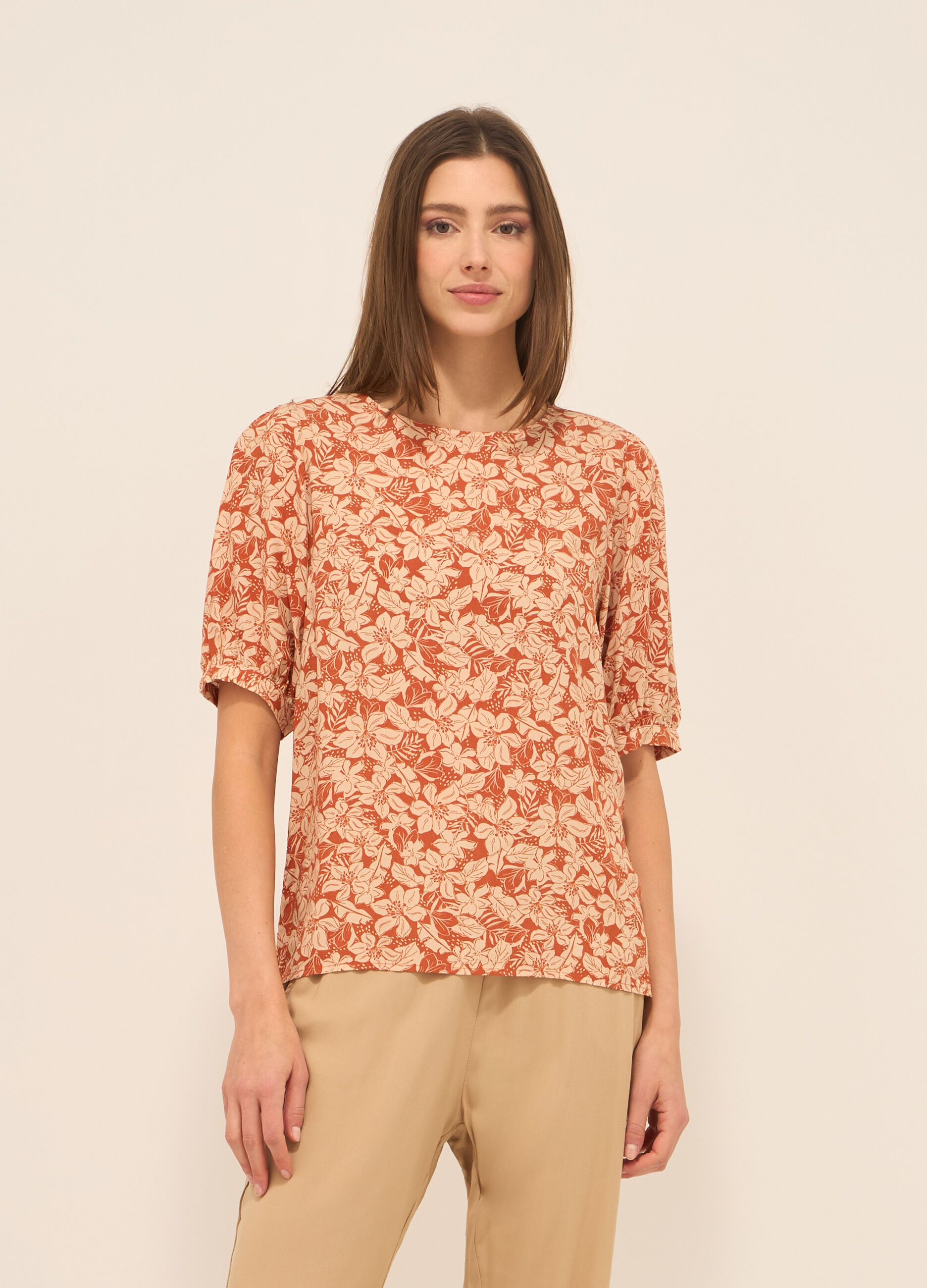 Blusa in pura viscosa donna_0