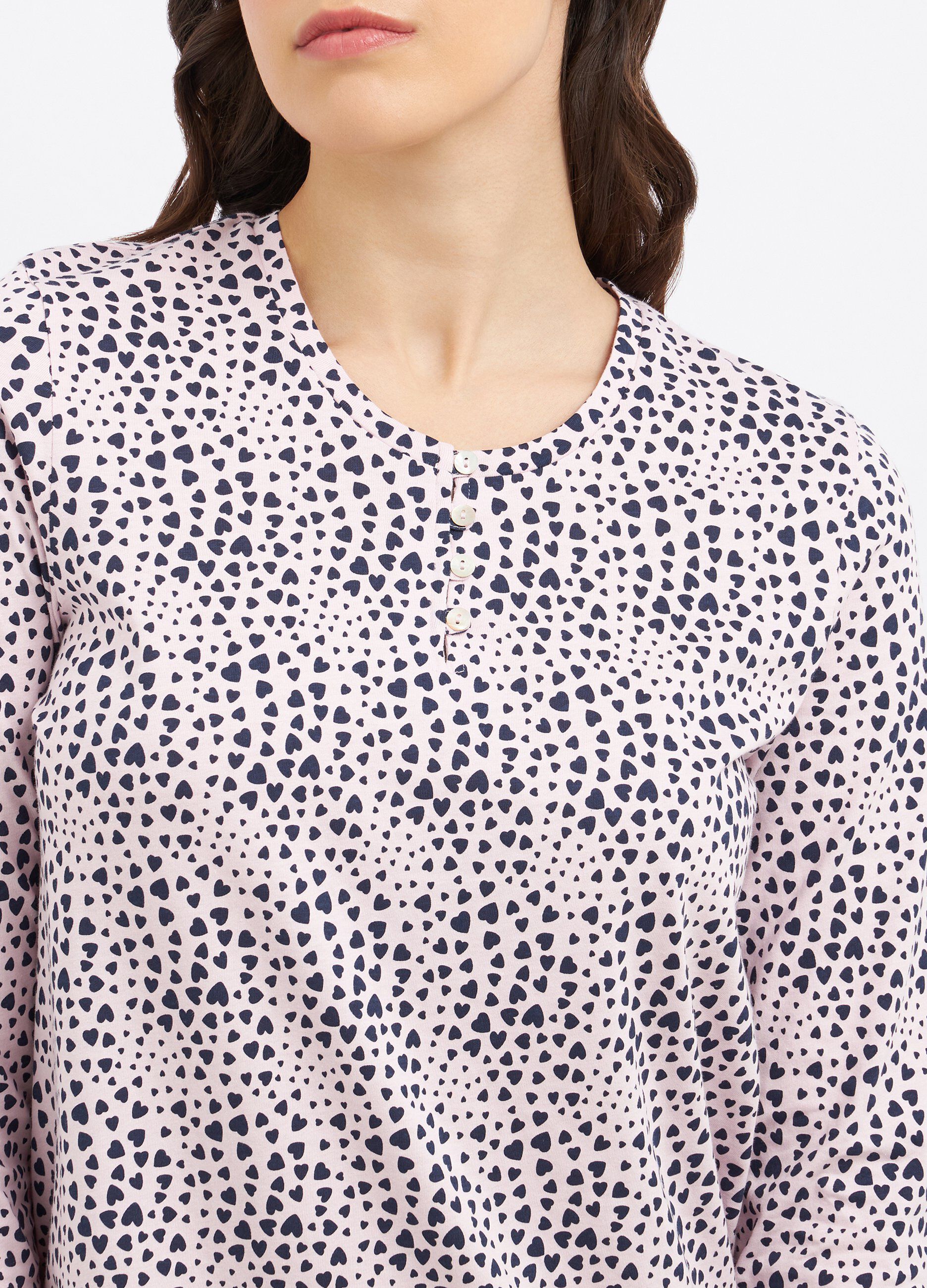 Camicia da notte in puro cotone stampato donna_2