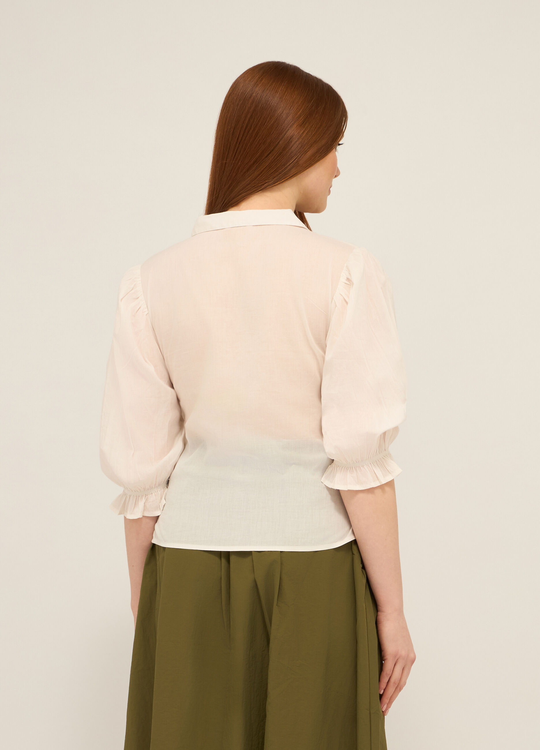 Camicia in puro cotone voile donna_1