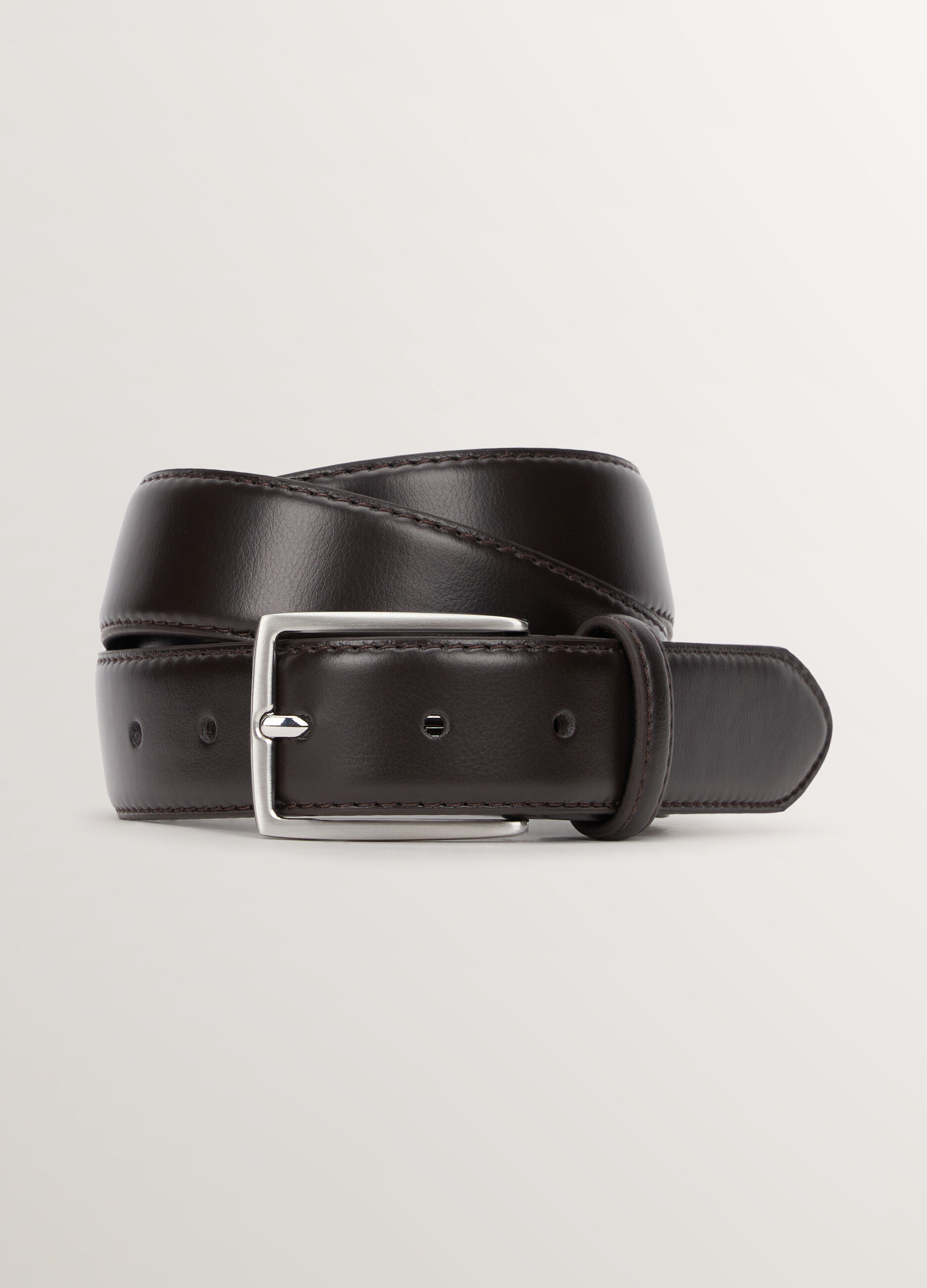 Cintura marrone scuro uomo_0