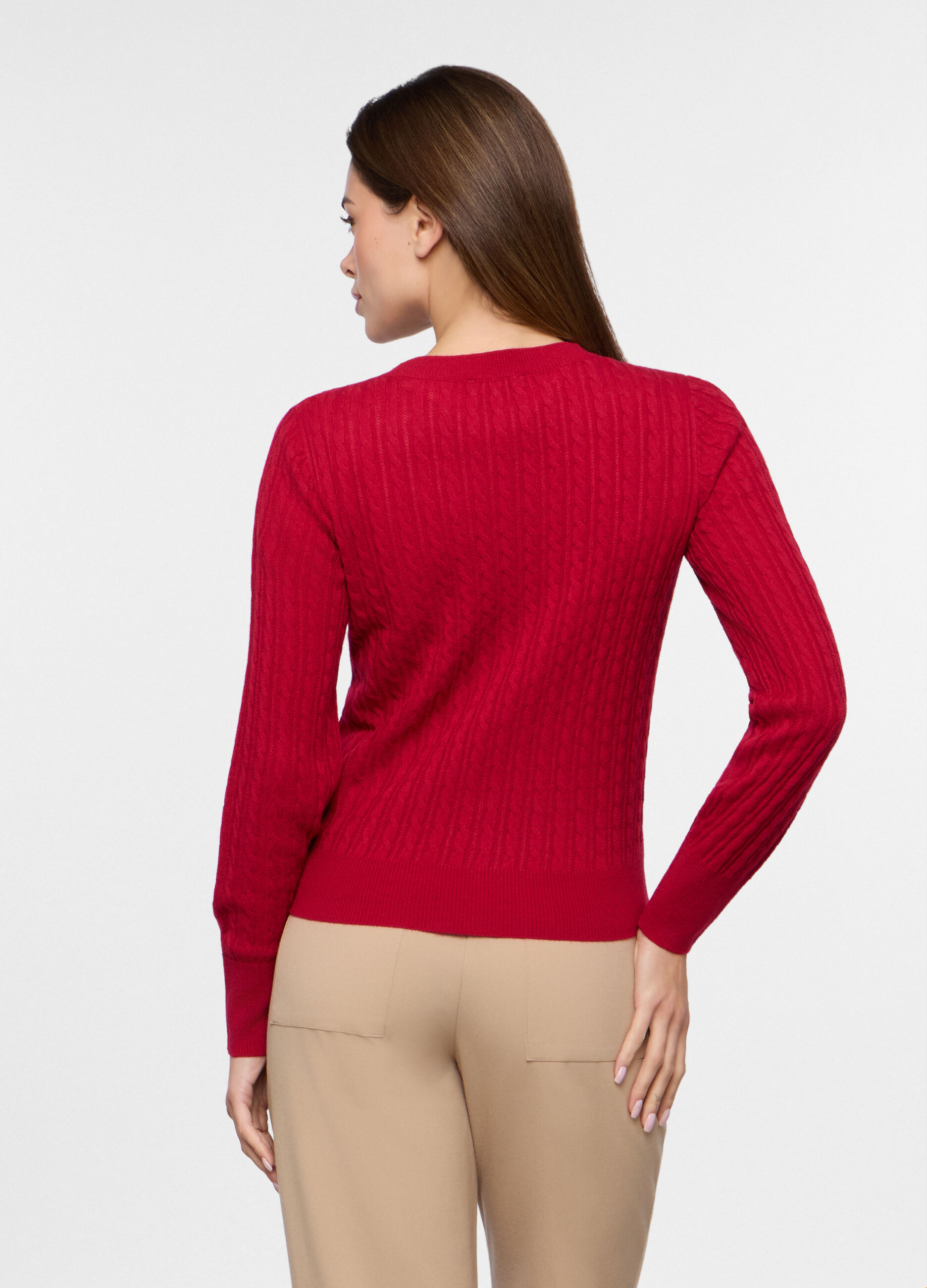 Tricot a treccia donna_1