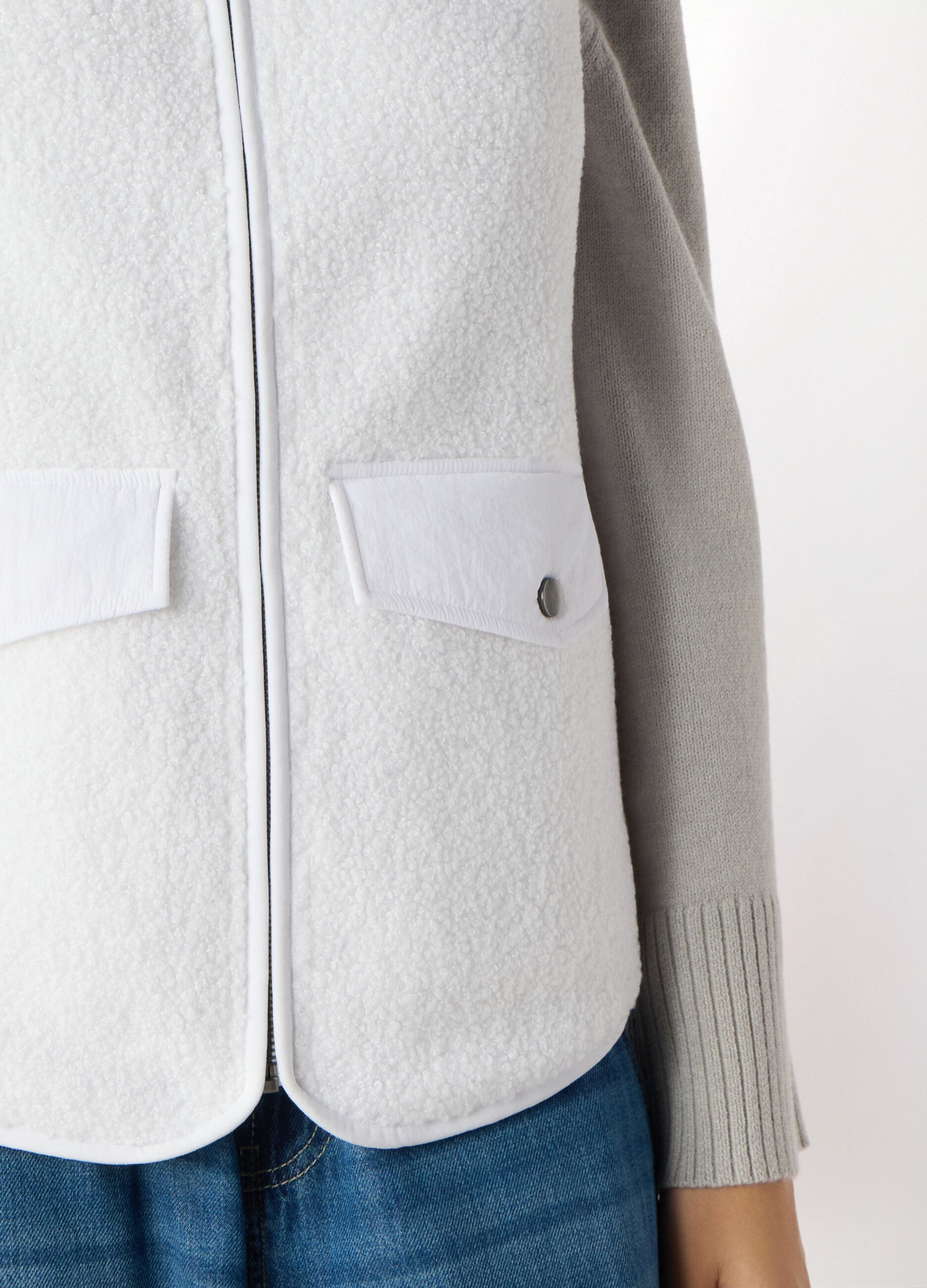 Gilet in sherpa donna_2