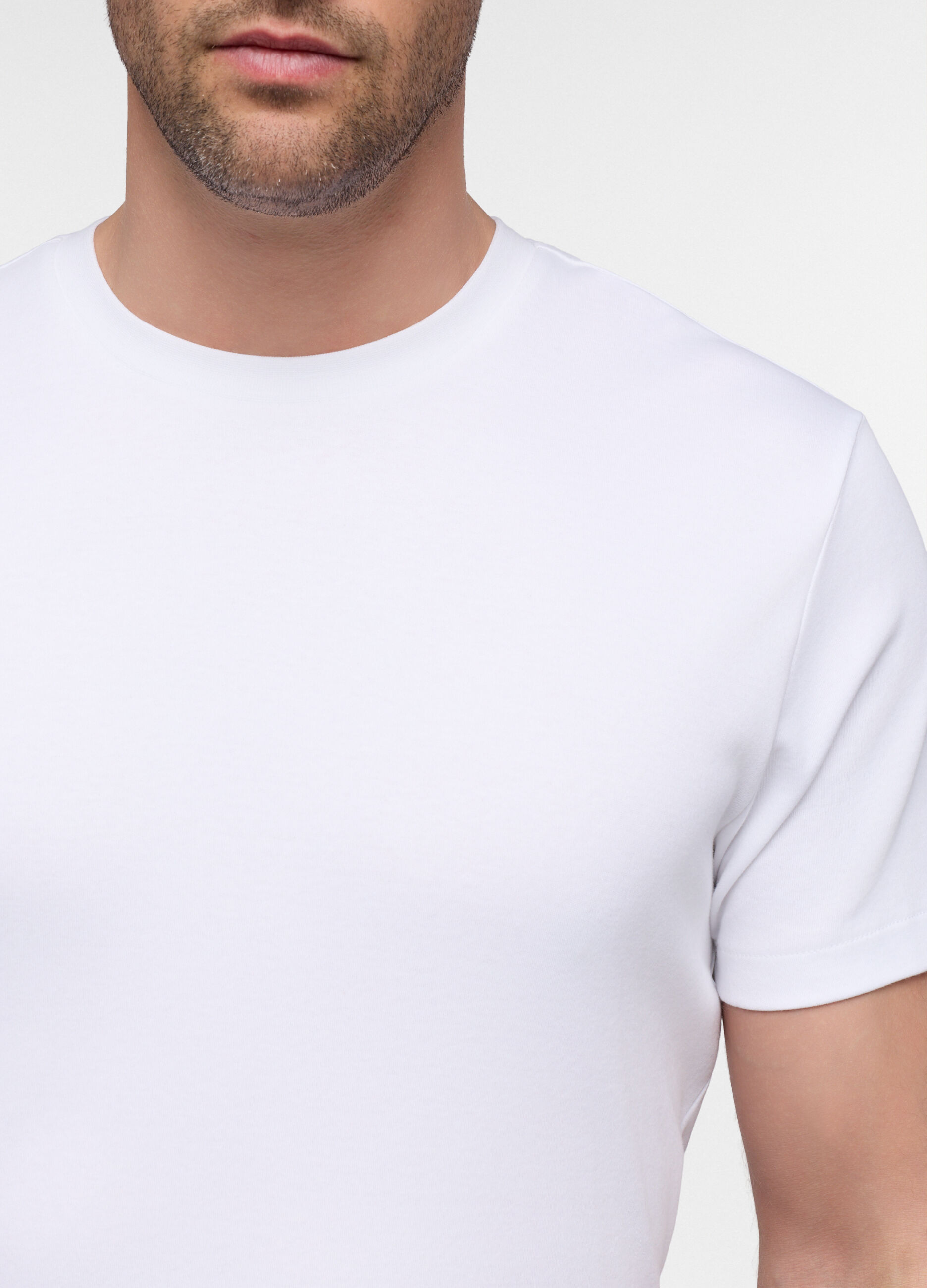 T-shirt regular fit in interlock di cotone_2