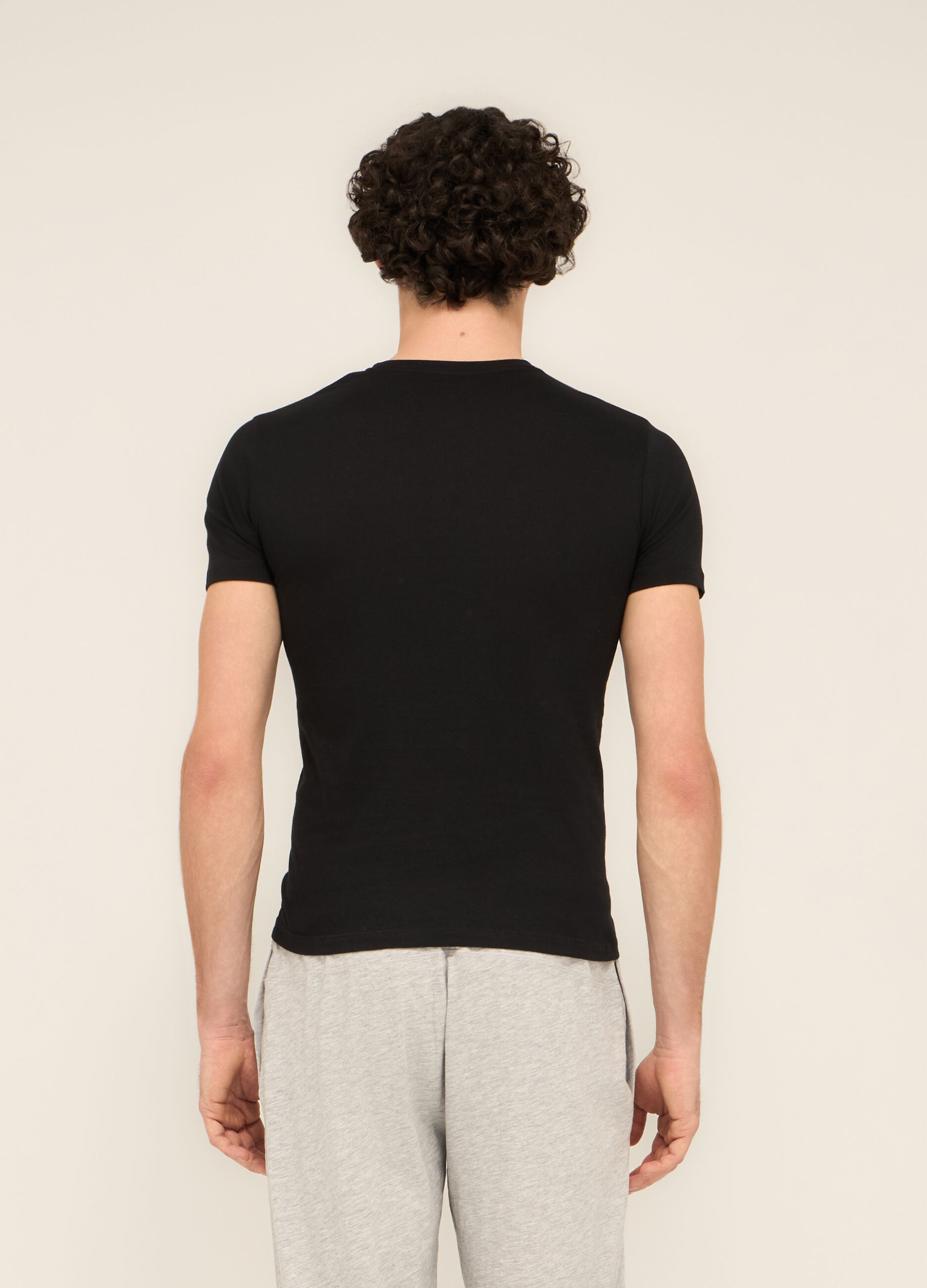 T-shirt intima girocollo in cotone uomo_1