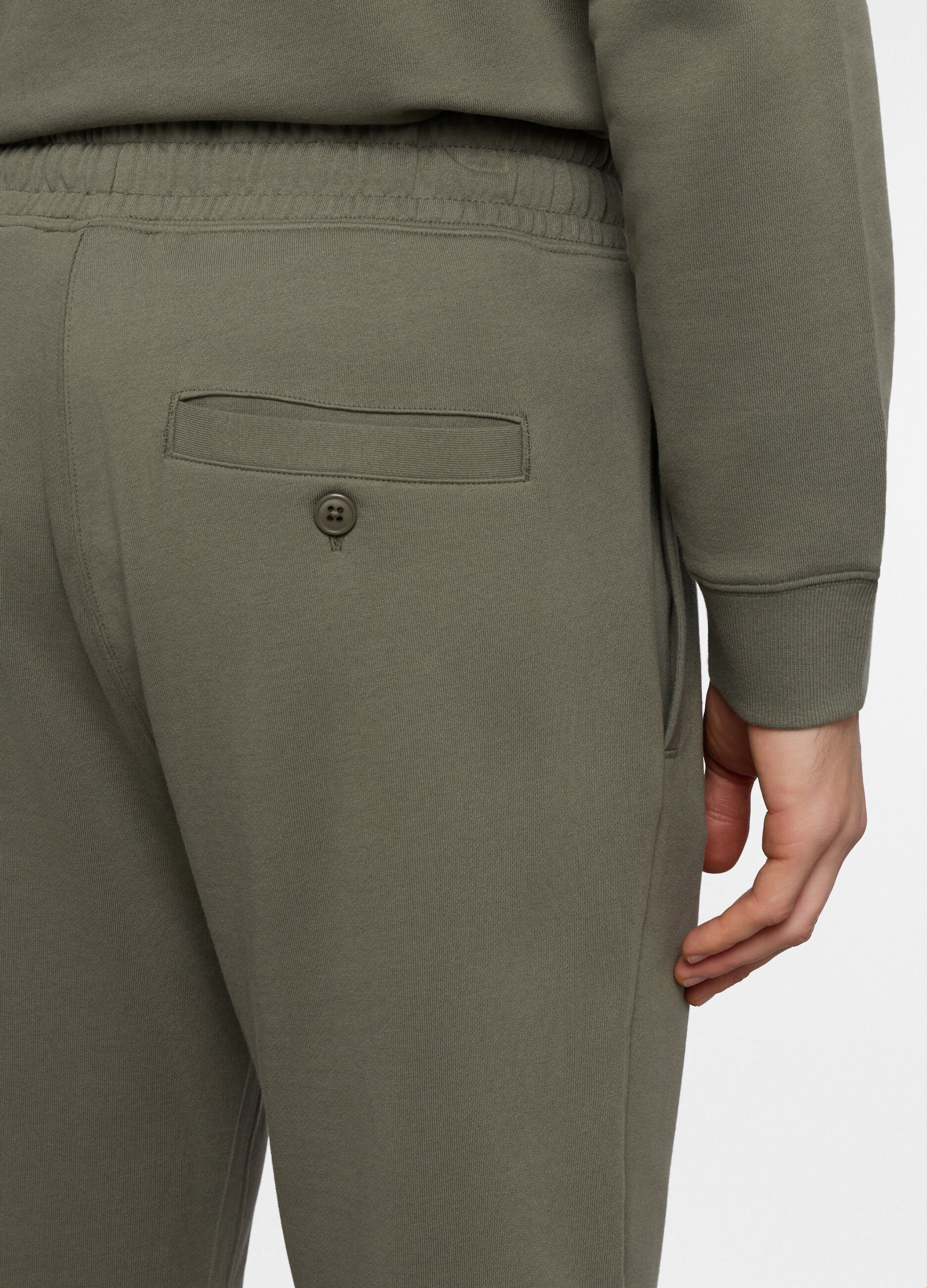 Jogger con elastico in cotone uomo_2