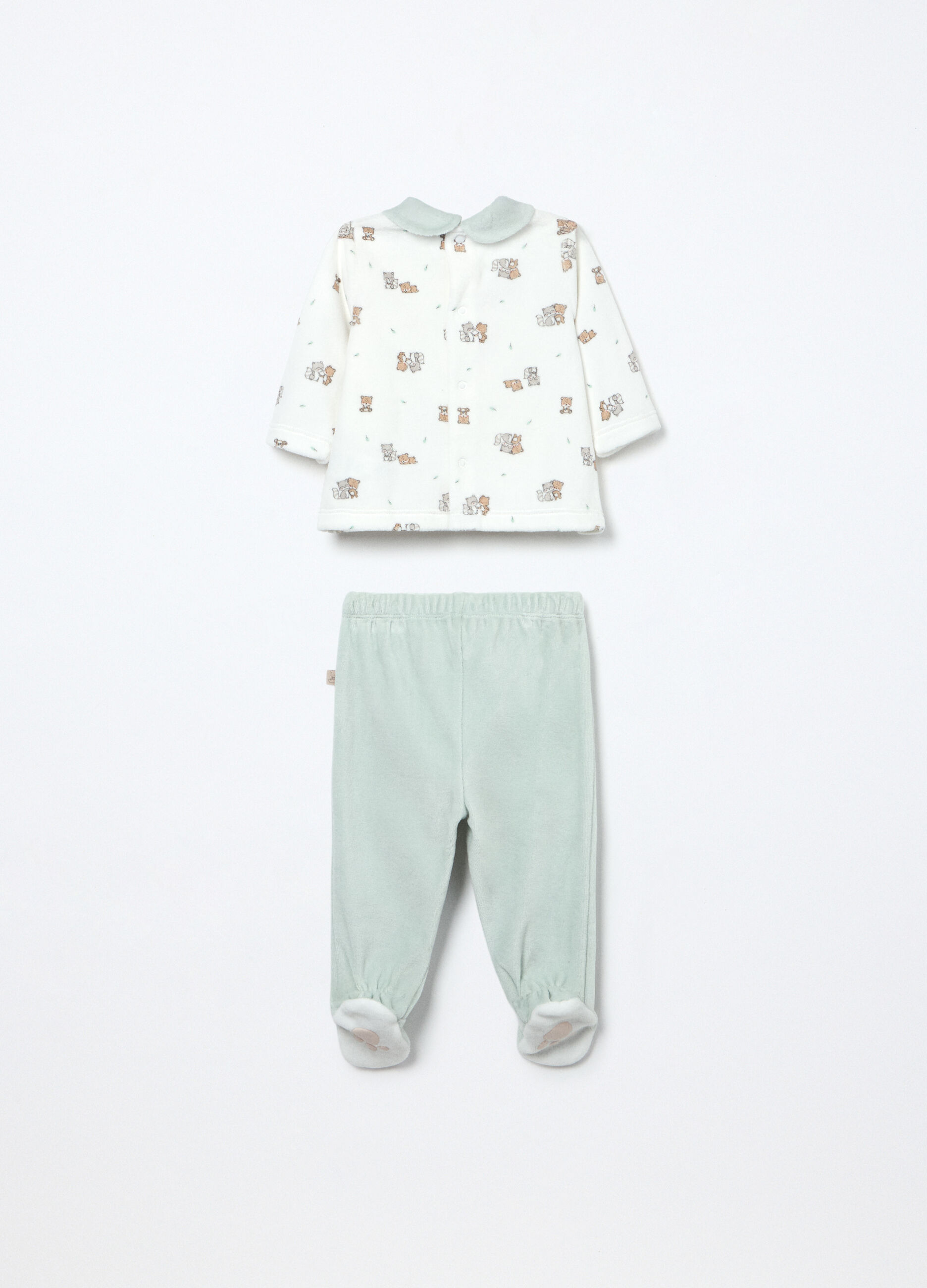 Set in misto cotone velour_1