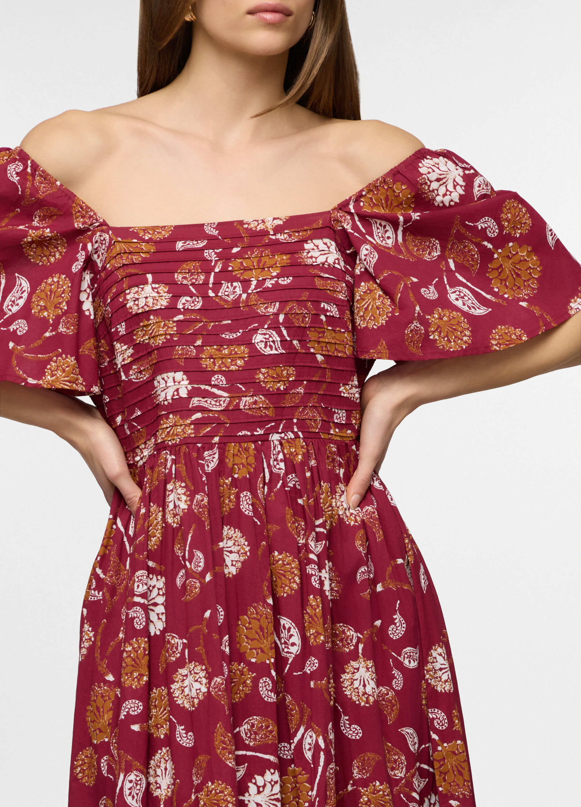 Abito lungo in puro cotone donna_2