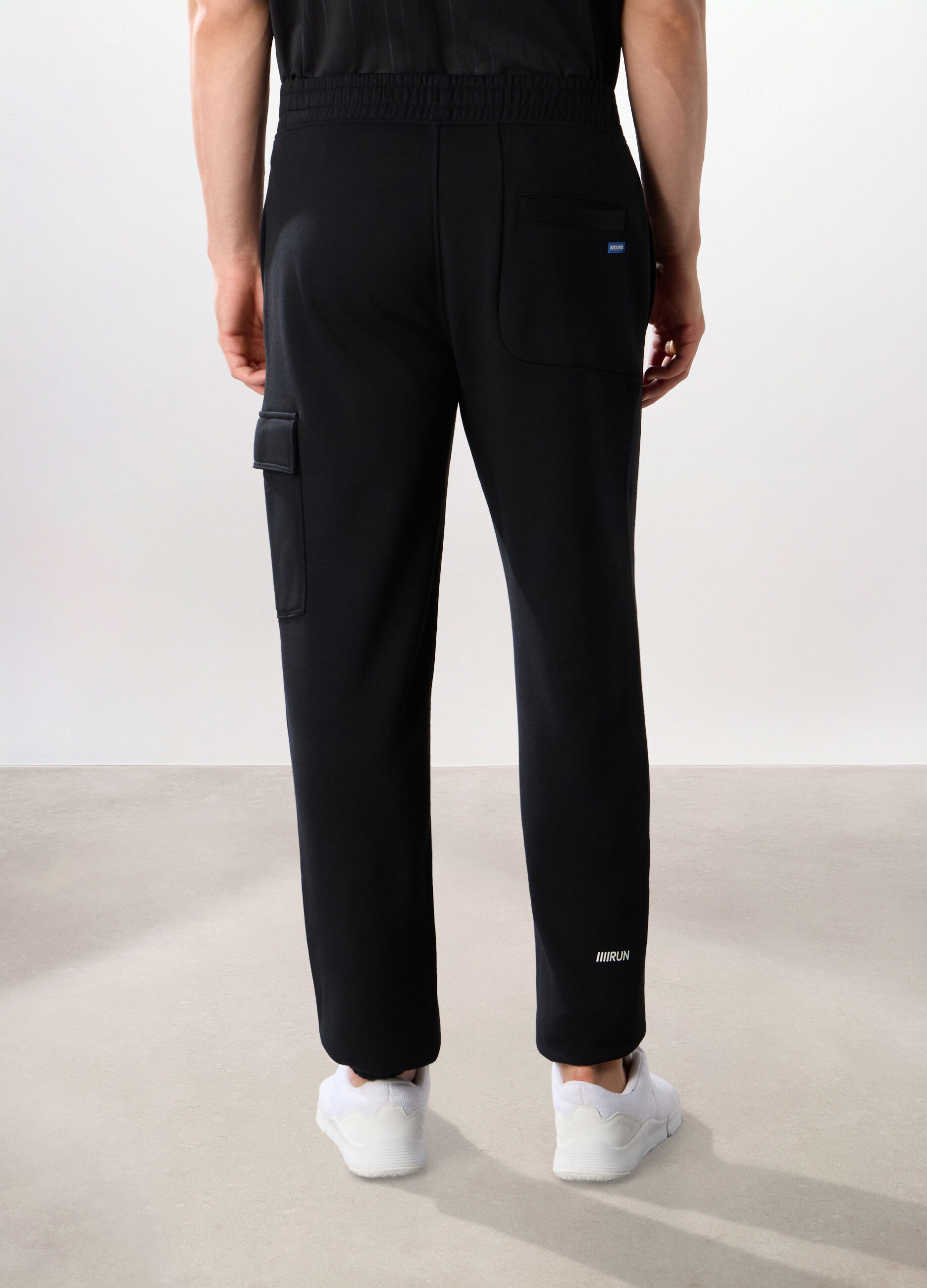 Jogger sportivi in misto cotone uomo_1