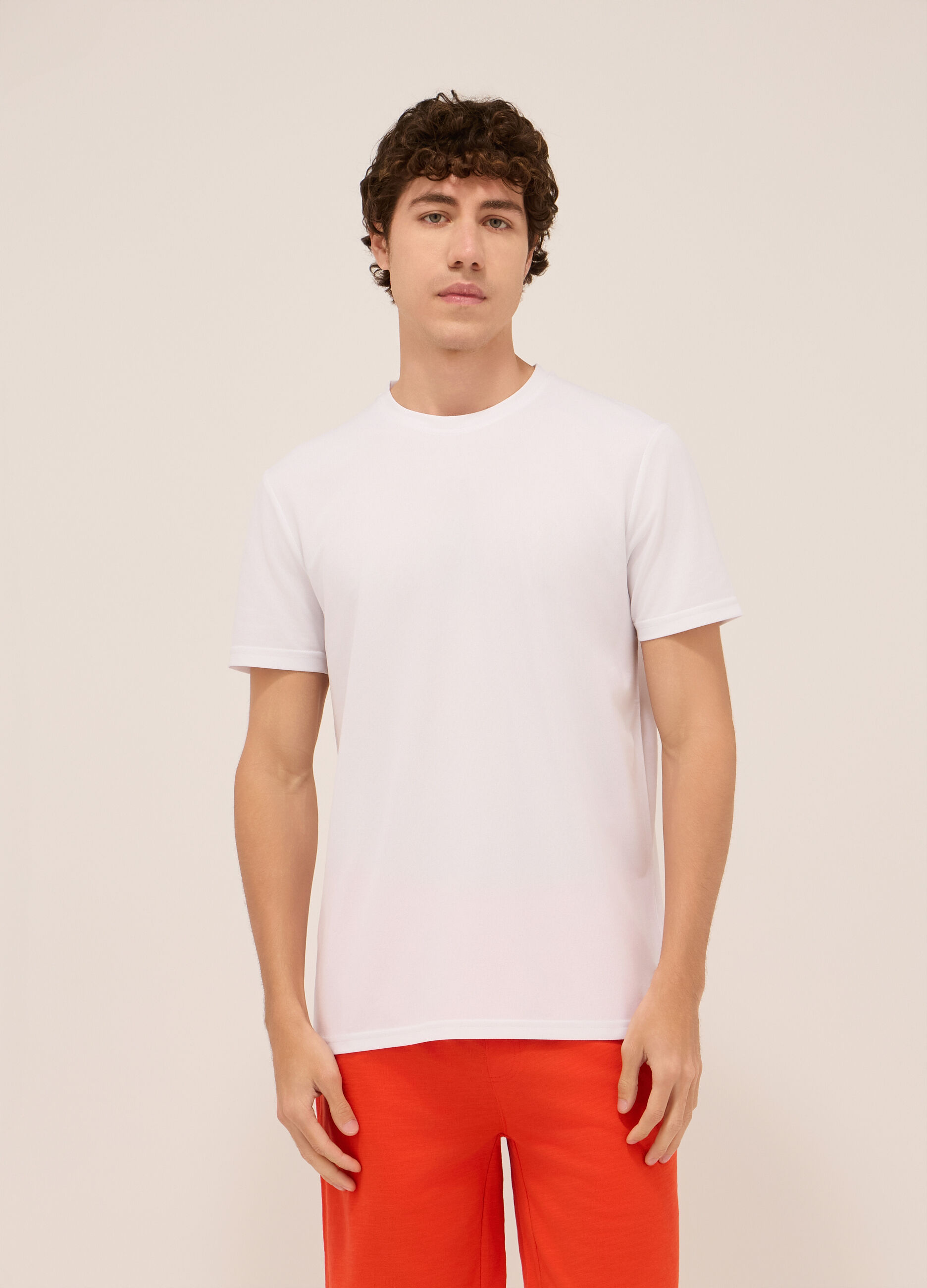 T-Shirt girocollo in piquet uomo_0