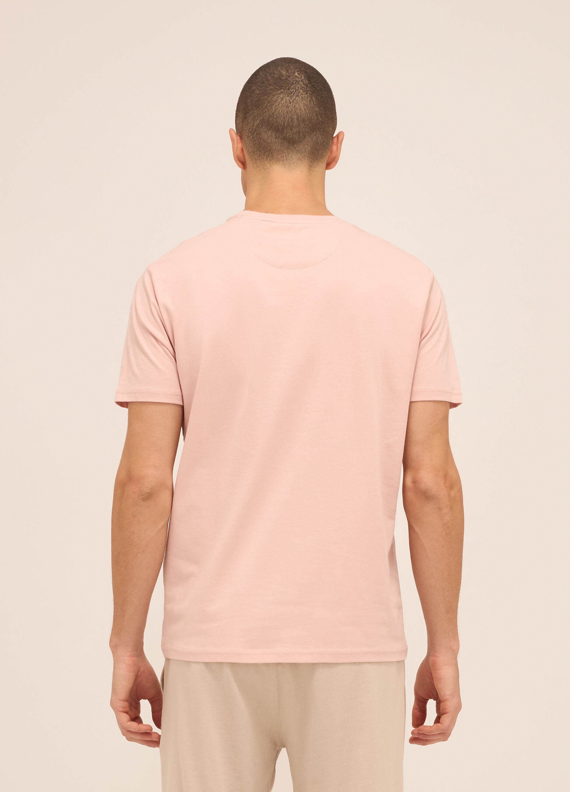 T-shirt sportiva in puro cotone uomo_1