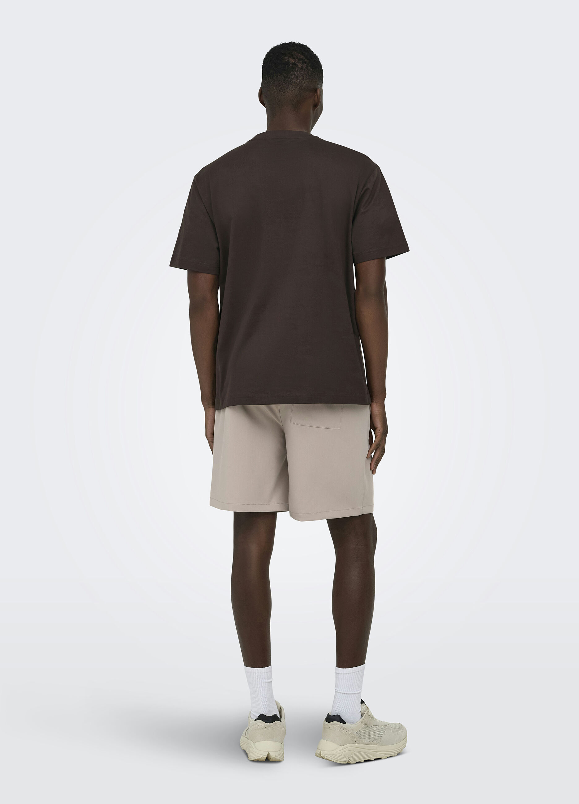 T-shirt girocollo tinta unita uomo_1