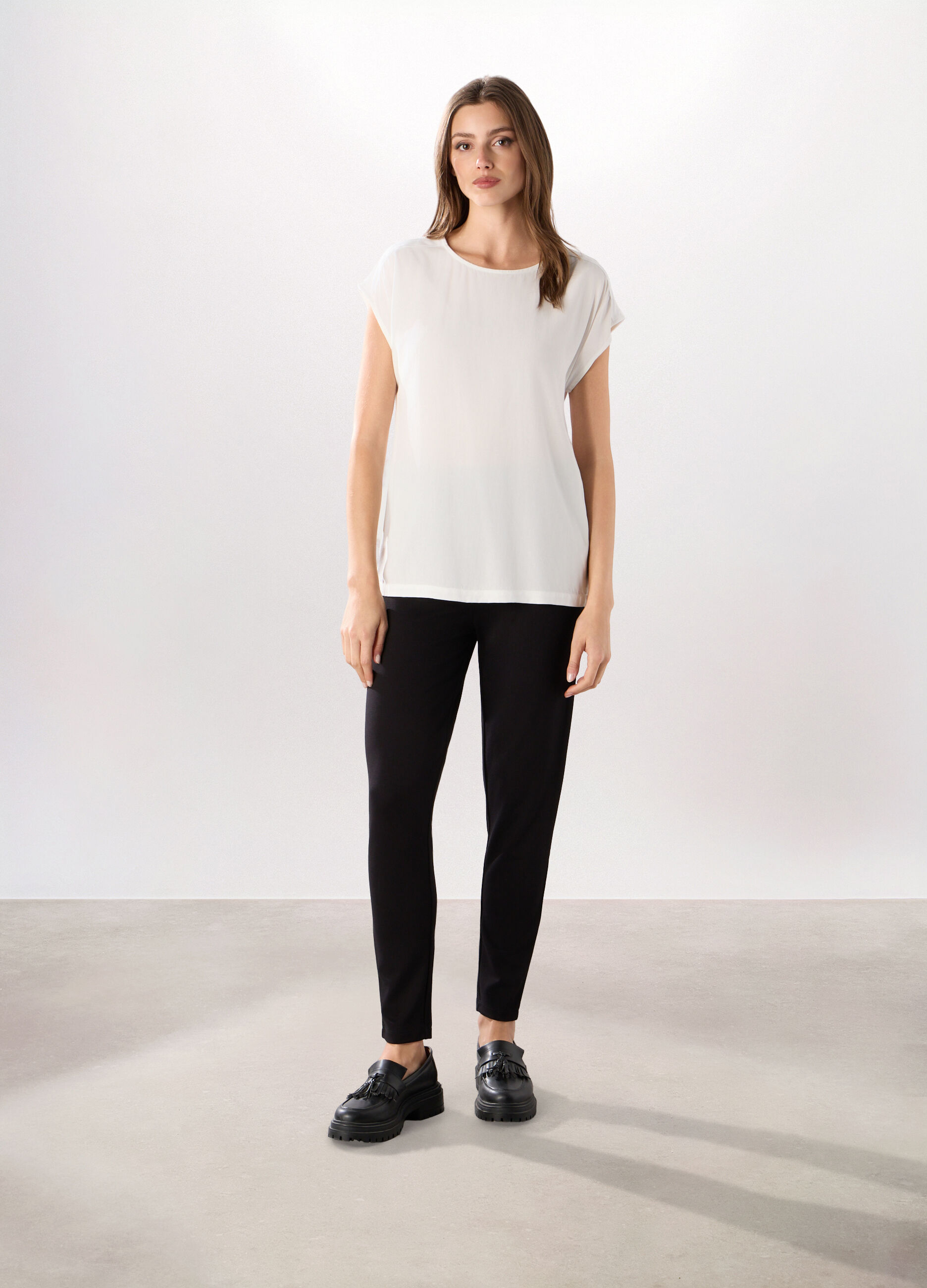 Leggings misto viscosa donna_0