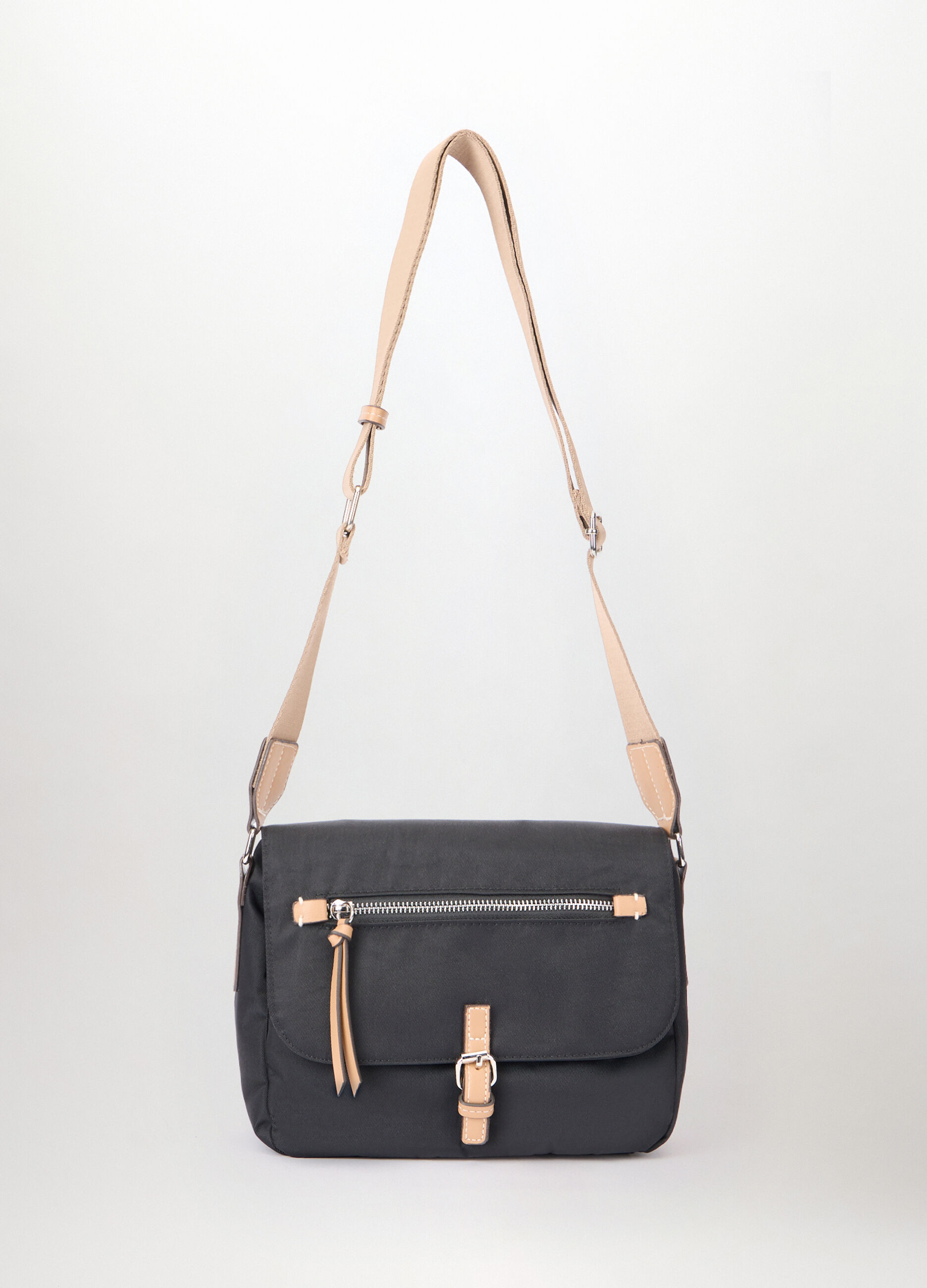 Borsa a spalla in tessuto donna_0