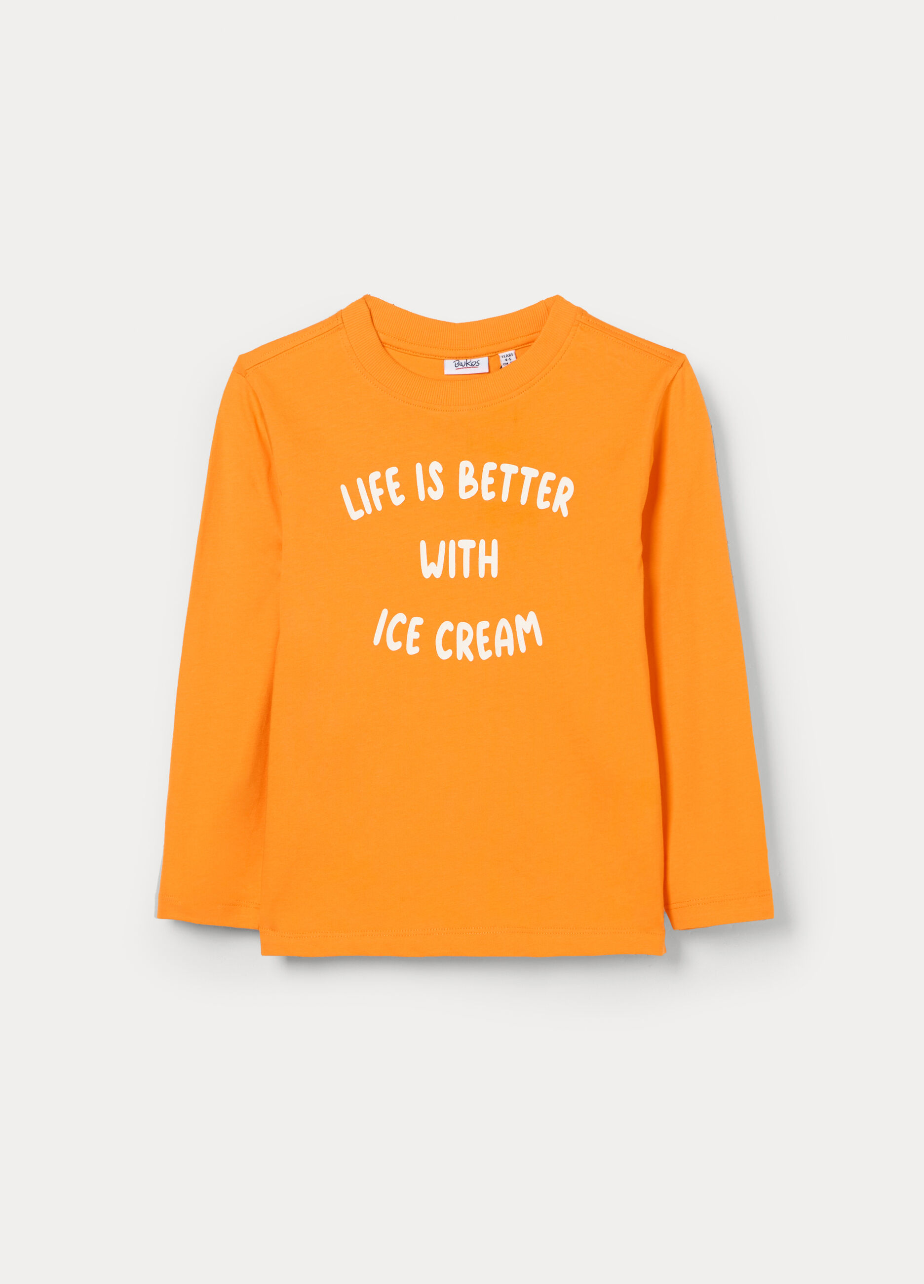 T-shirt in jersey di puro cotone bambino_0