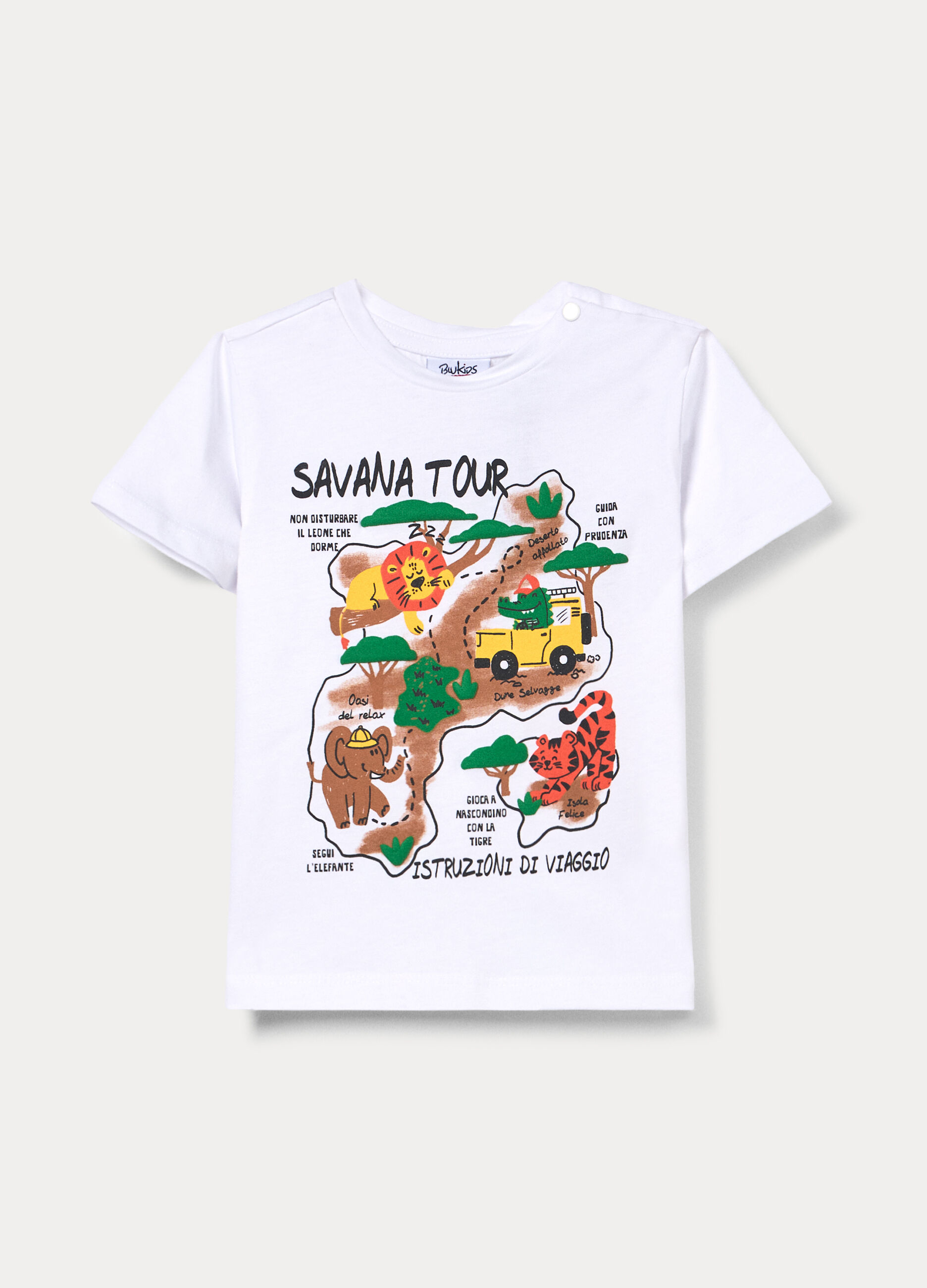 T-shirt in jersey di puro cotone bimbo_0