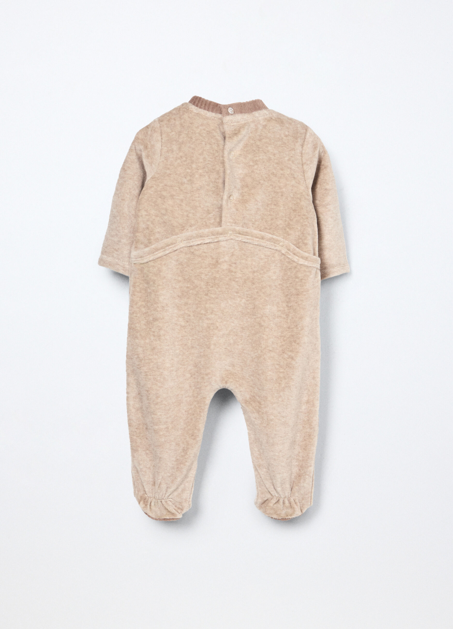 Tutina misto cotone velour neonato_1