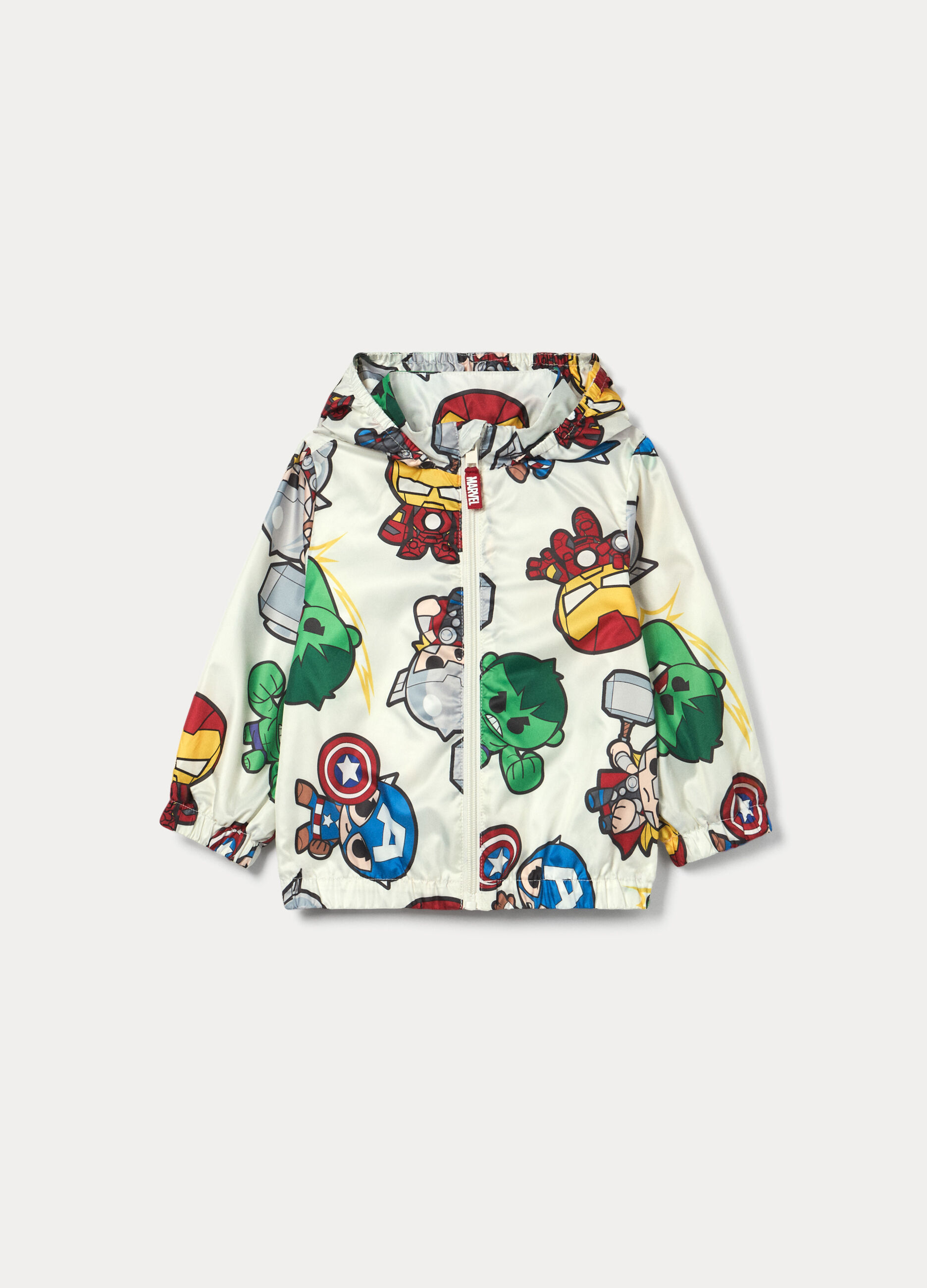 Giacca a vento Marvel con cappuccio bimbo_0