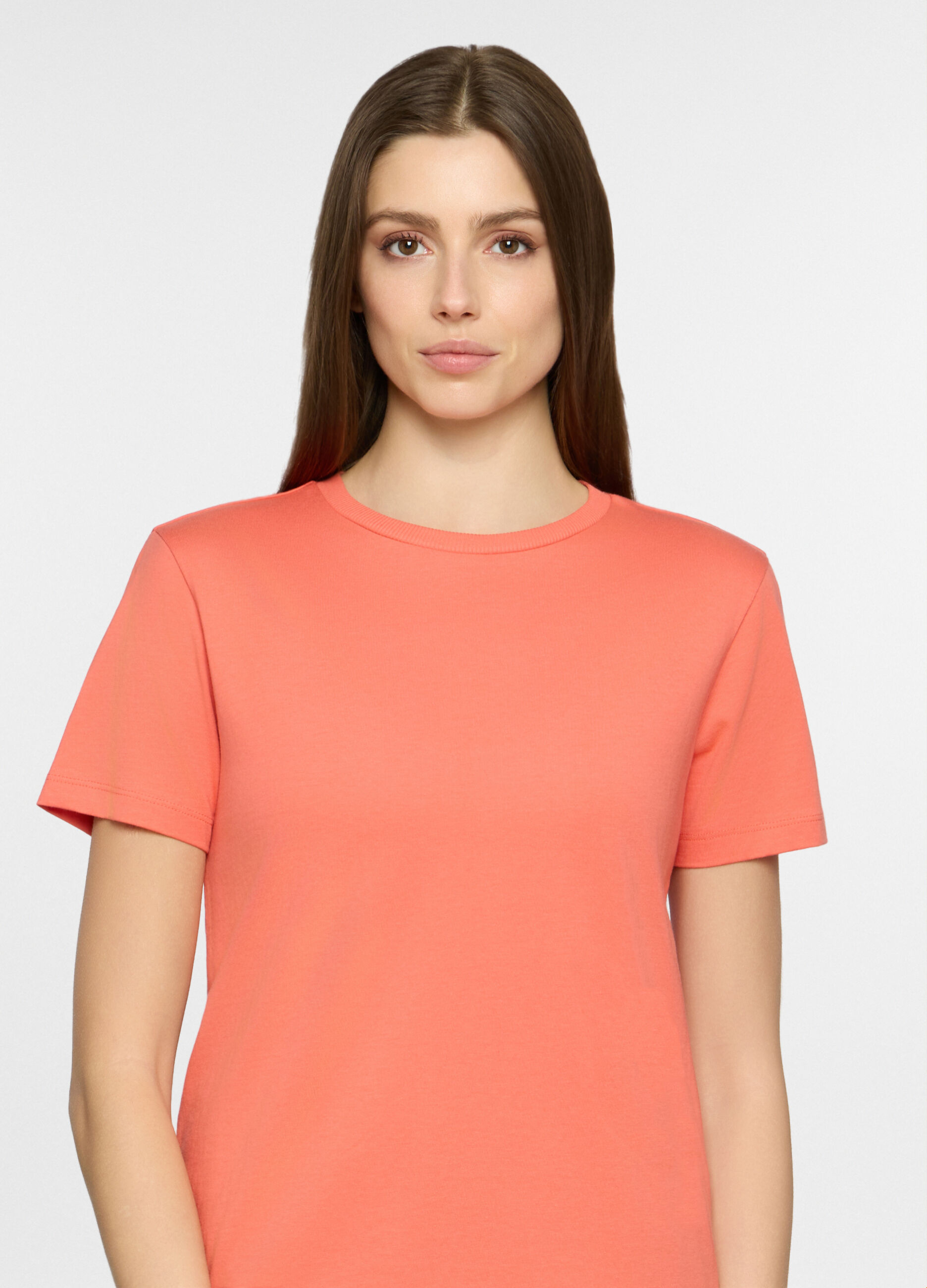 T-shirt girocollo donna _2