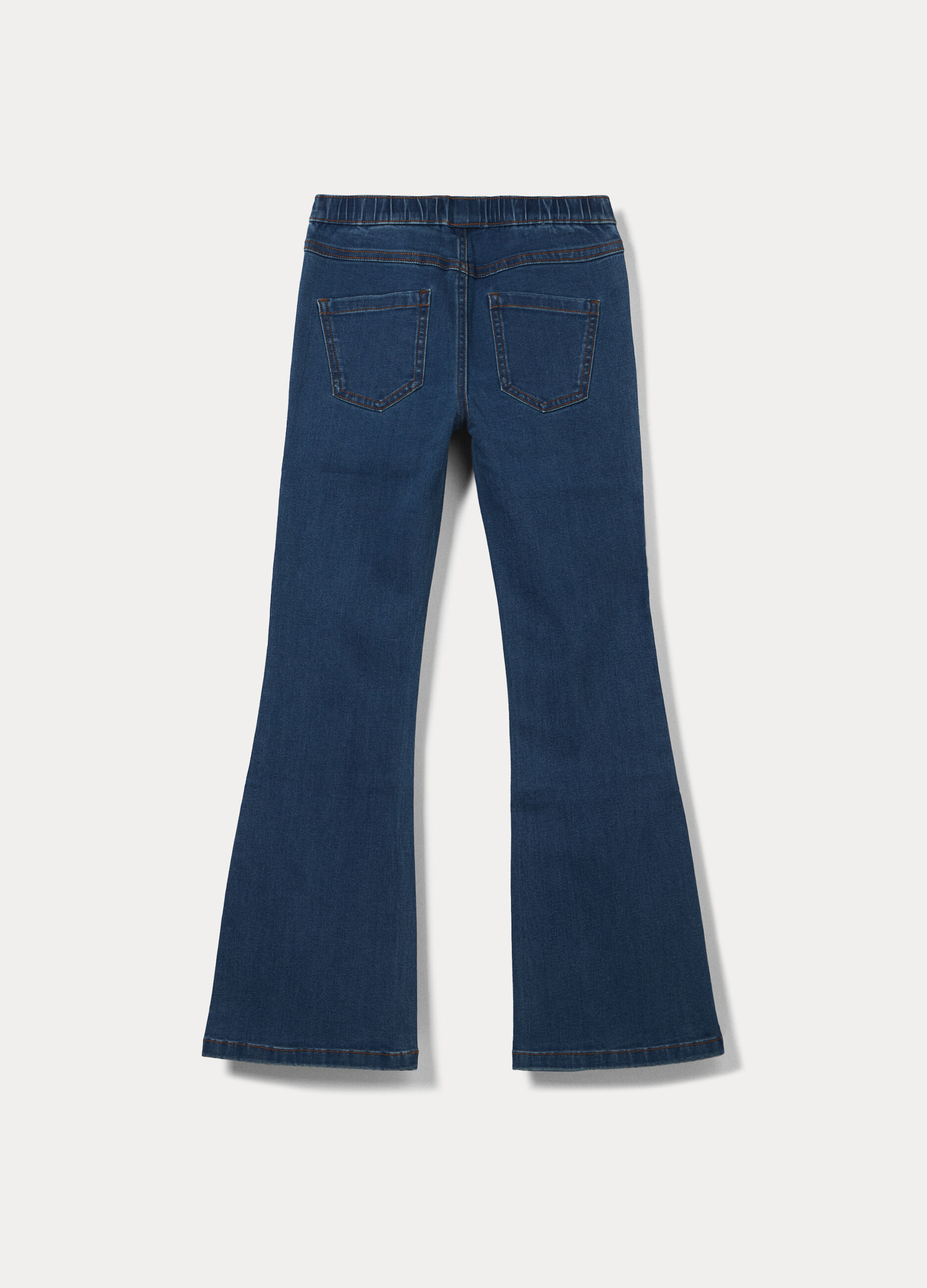 Jeggings flare fit in stretch denim ragazza_1