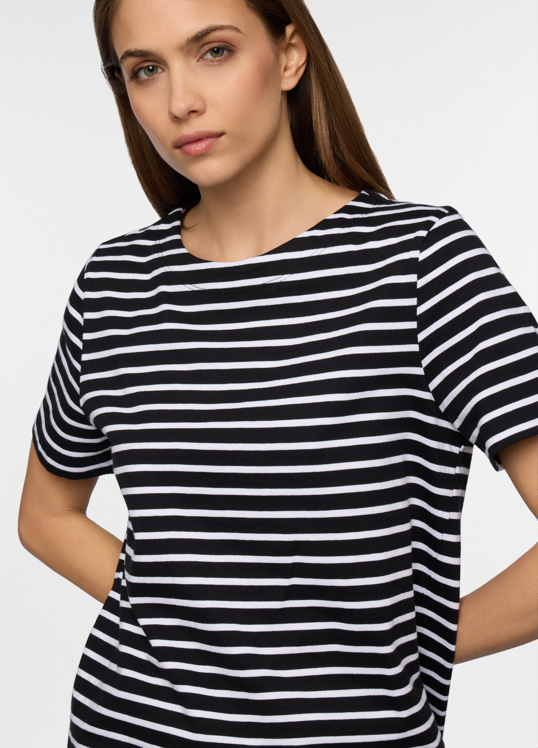 Abito corto in puro cotone donna_2