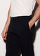 Pantaloni chino slim fit in tessuto tecnico uomo_2