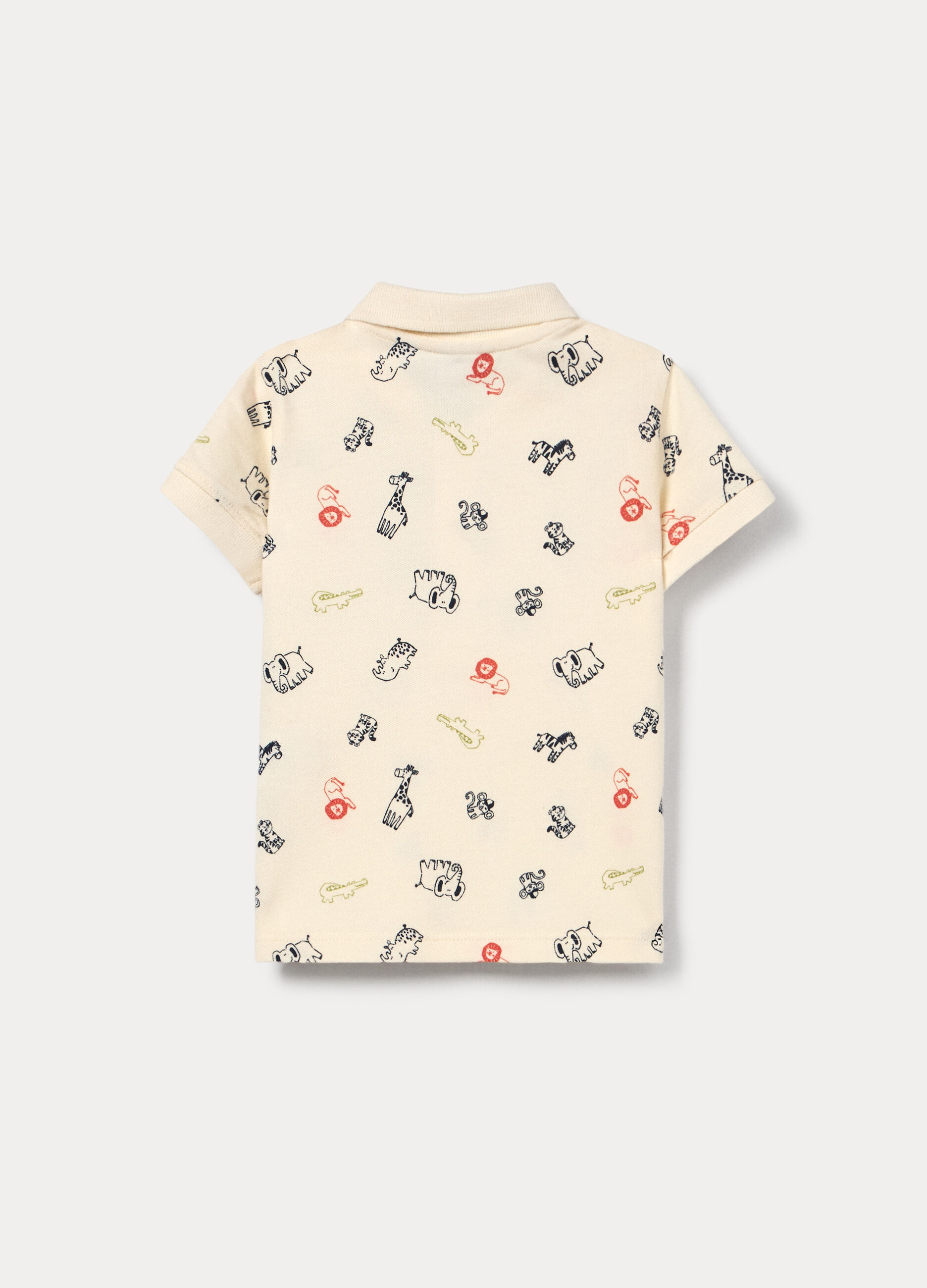 Polo in puro cotone Piquet bimbo_1