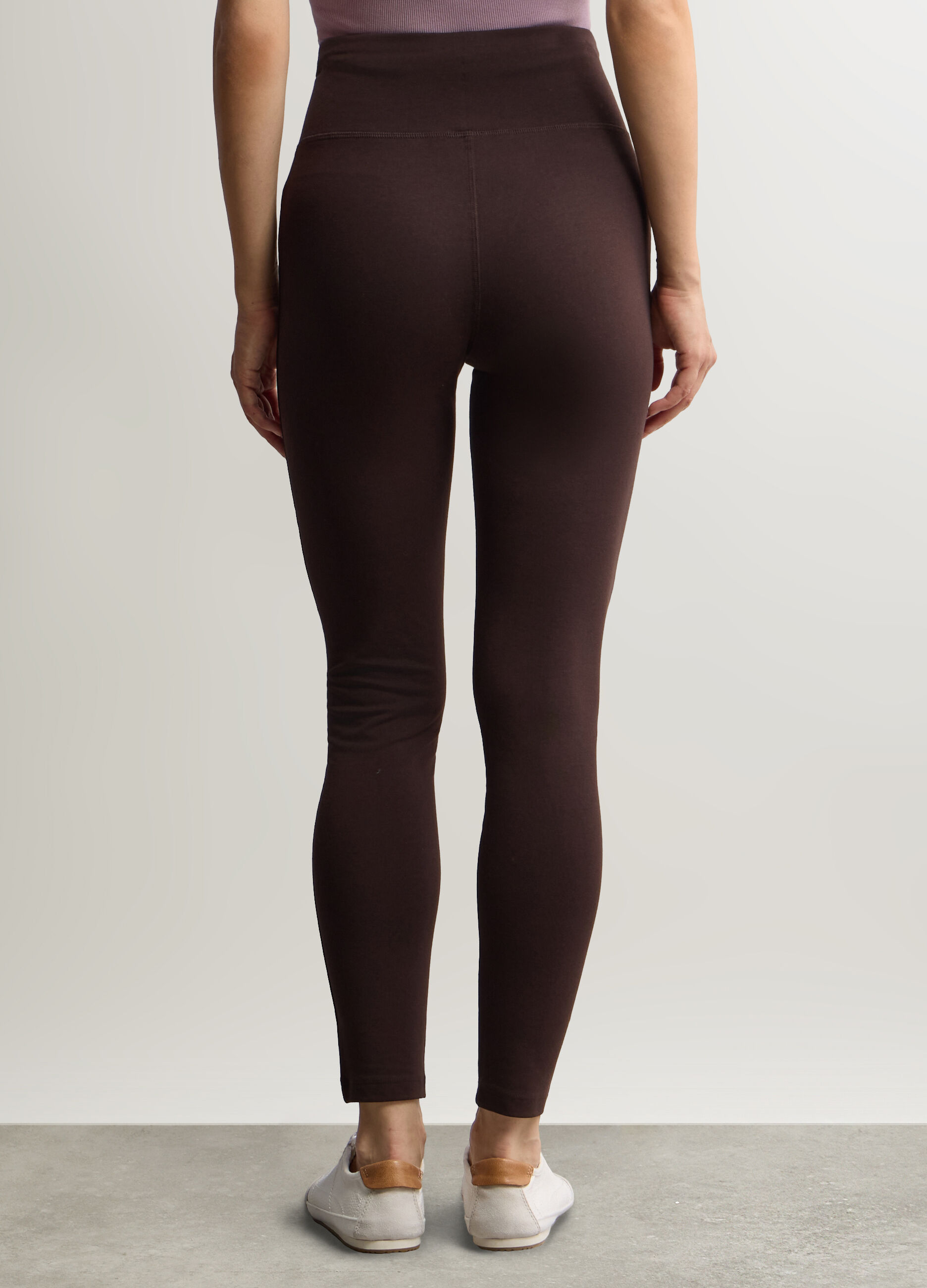 Leggings Skinny Fit in jersey di cotone stretch donna_2
