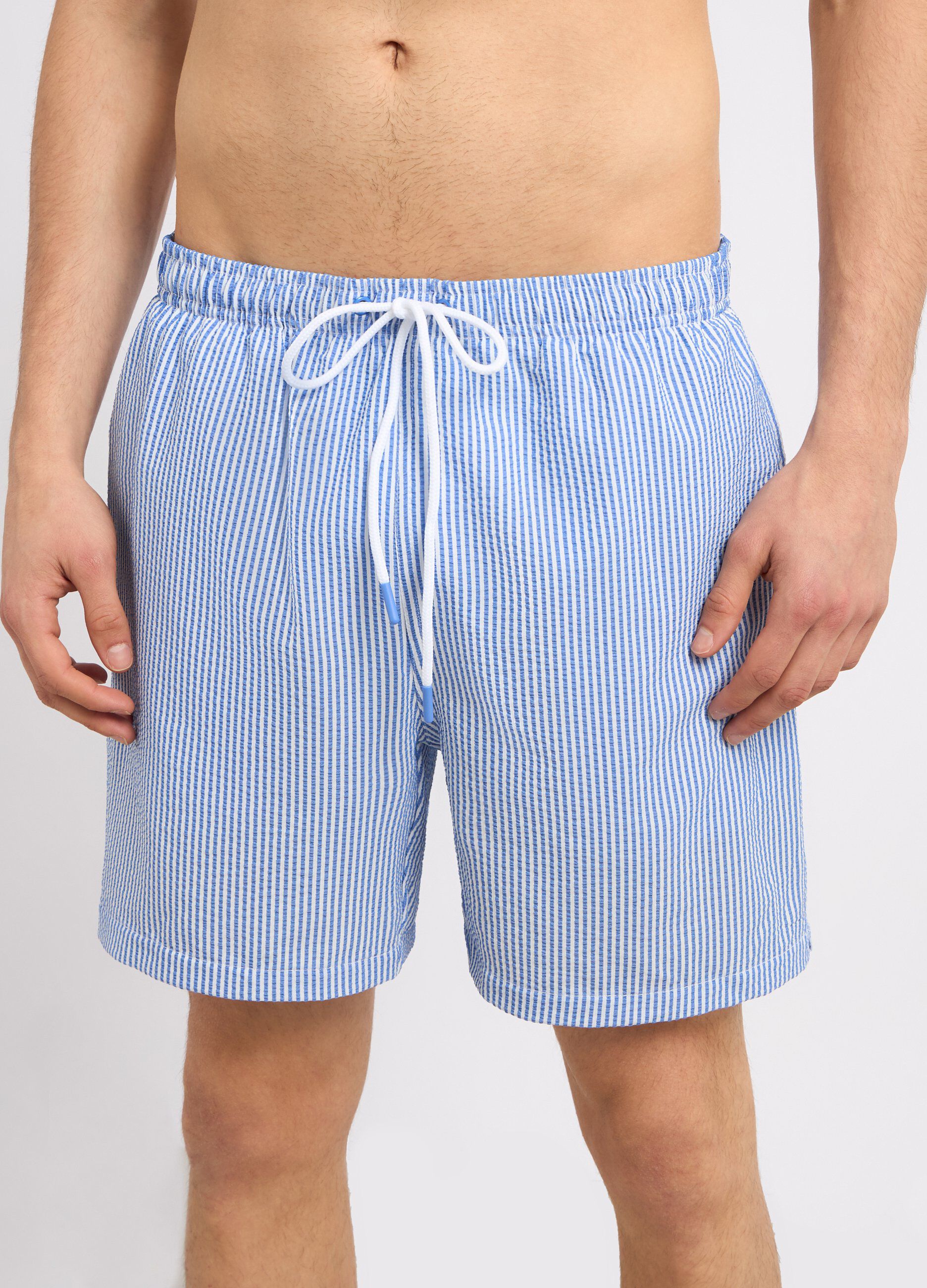 Costume shorts con motivo a righe uomo_2