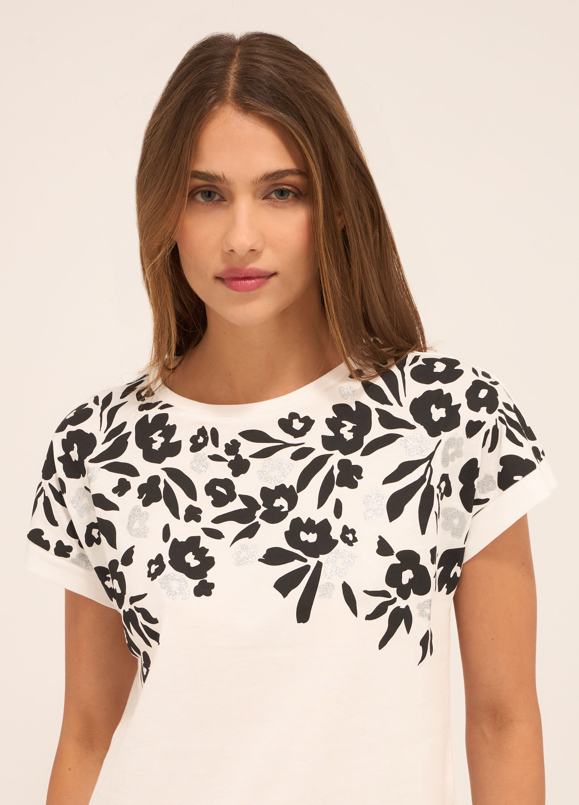 T-shirt in puro cotone donna_2