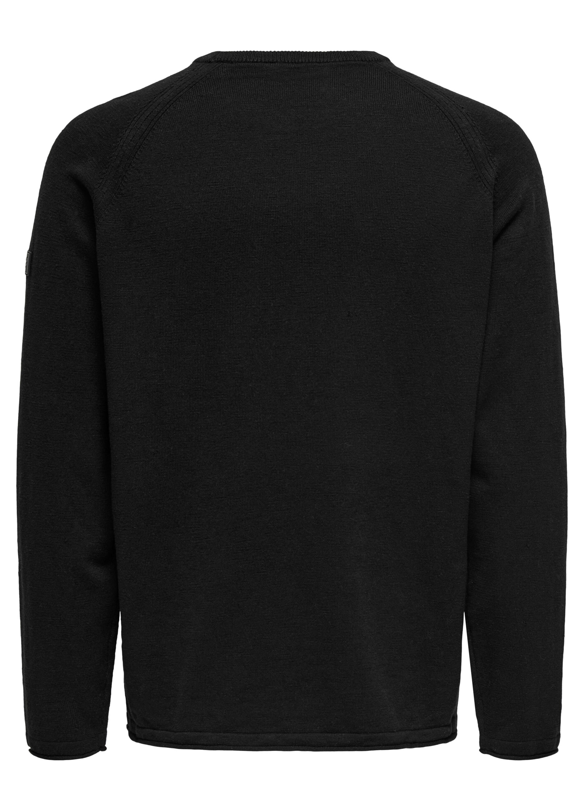Maglione raglan con orli non rifiniti uomo_1