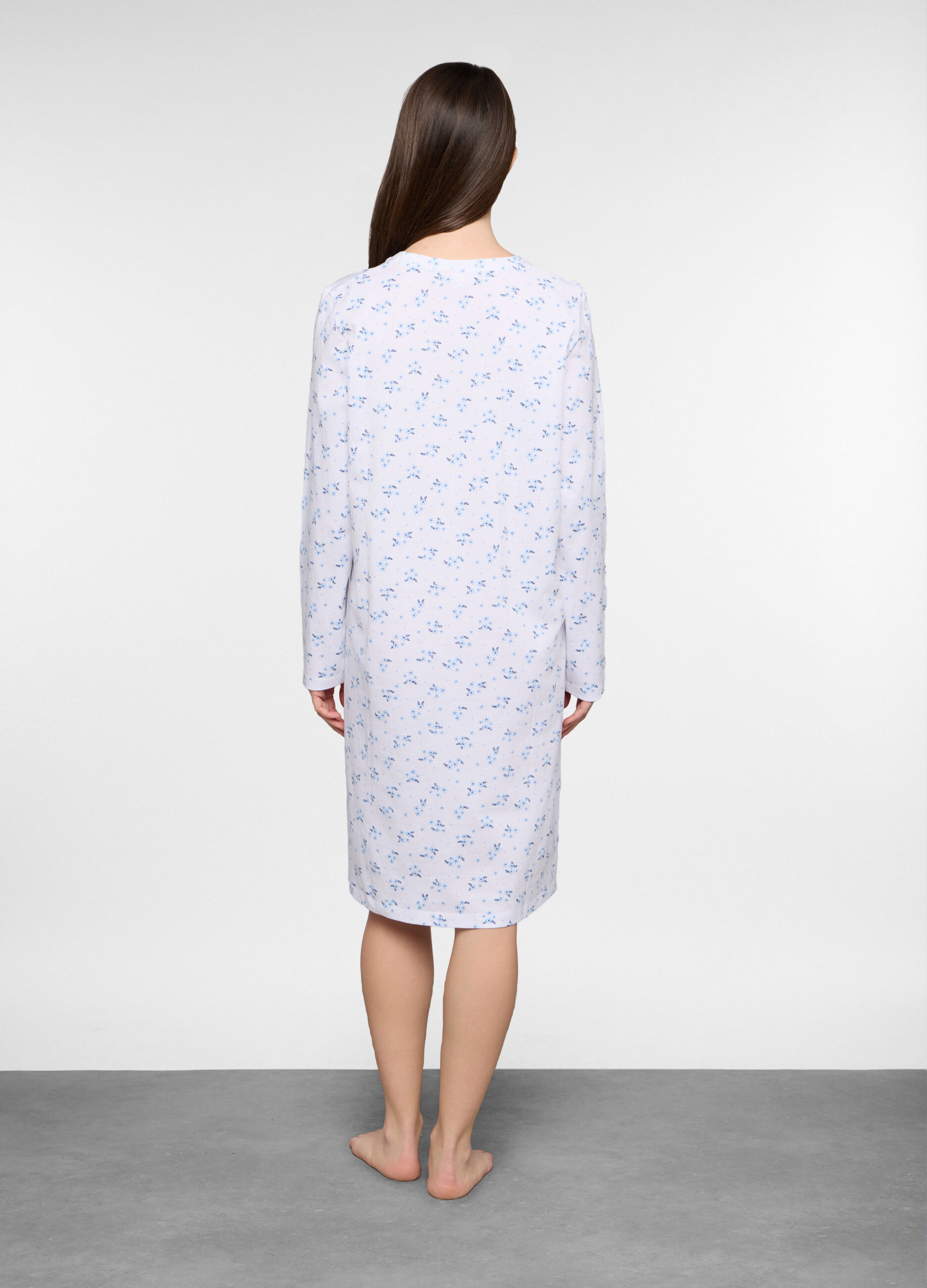 Camicia da notte in jersey stretch donna_1