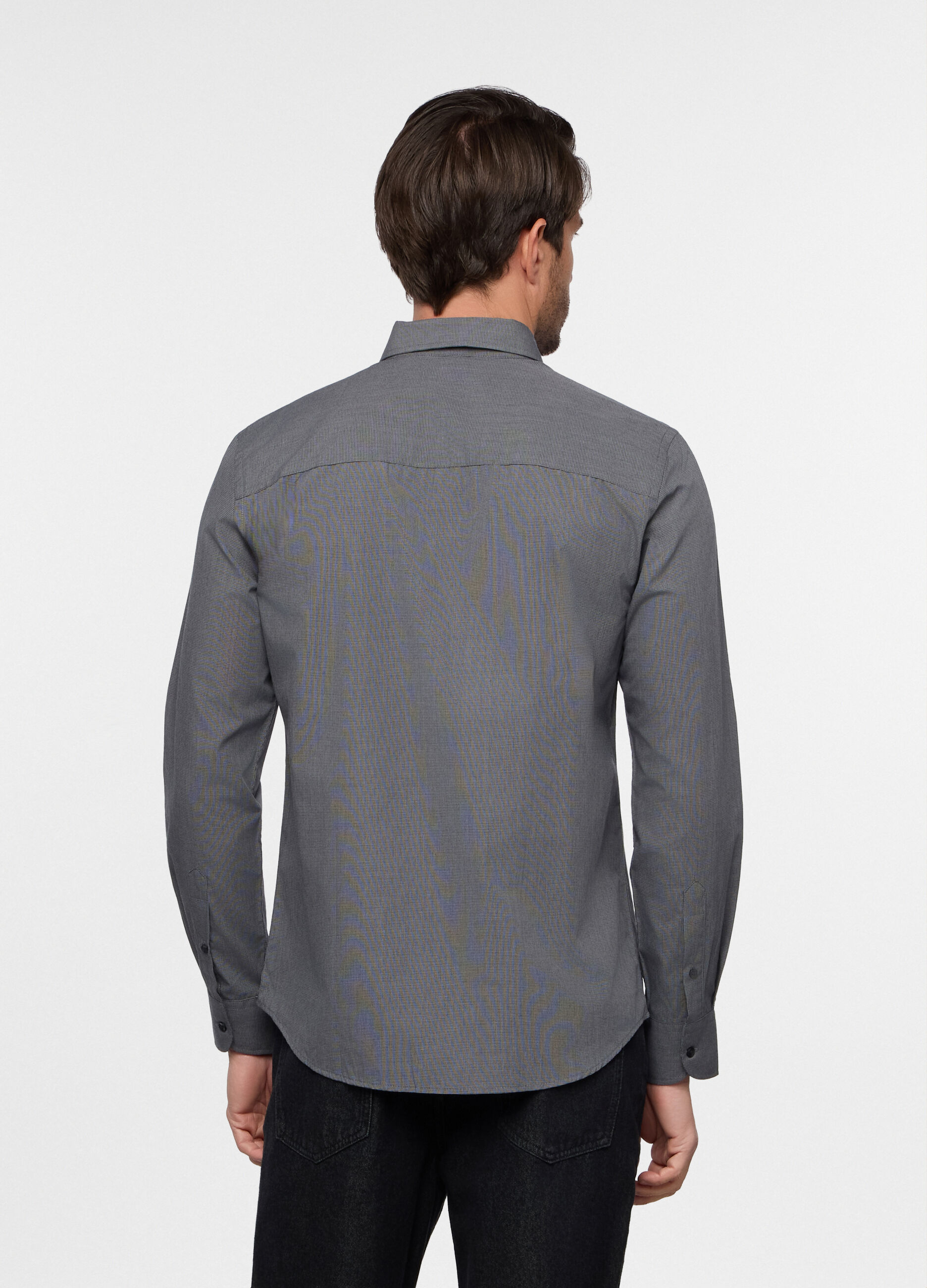 Camicia regular fit colletto button down uomo_1