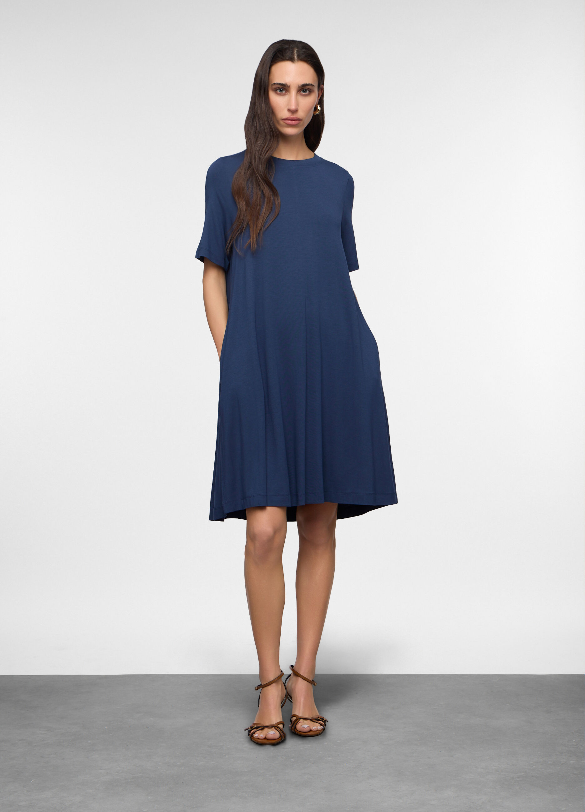 Caftano copricostume stretch donna_0