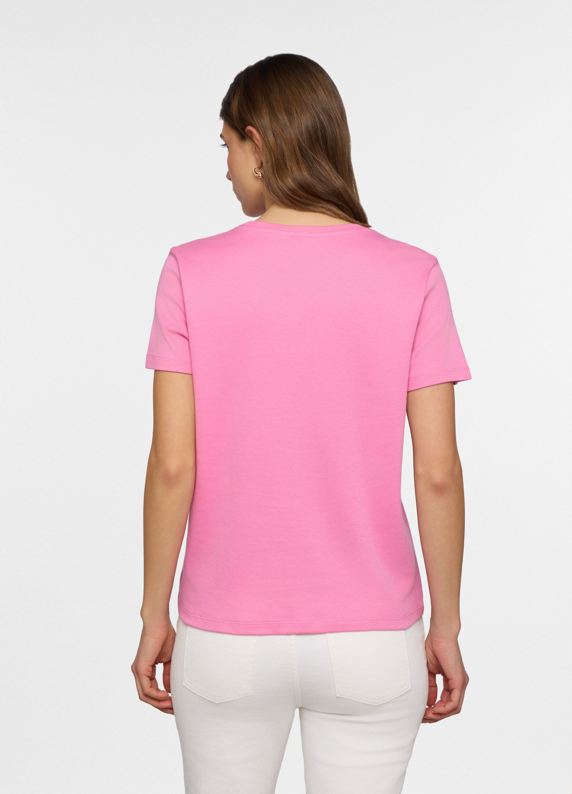 T-shirt girocollo donna_1