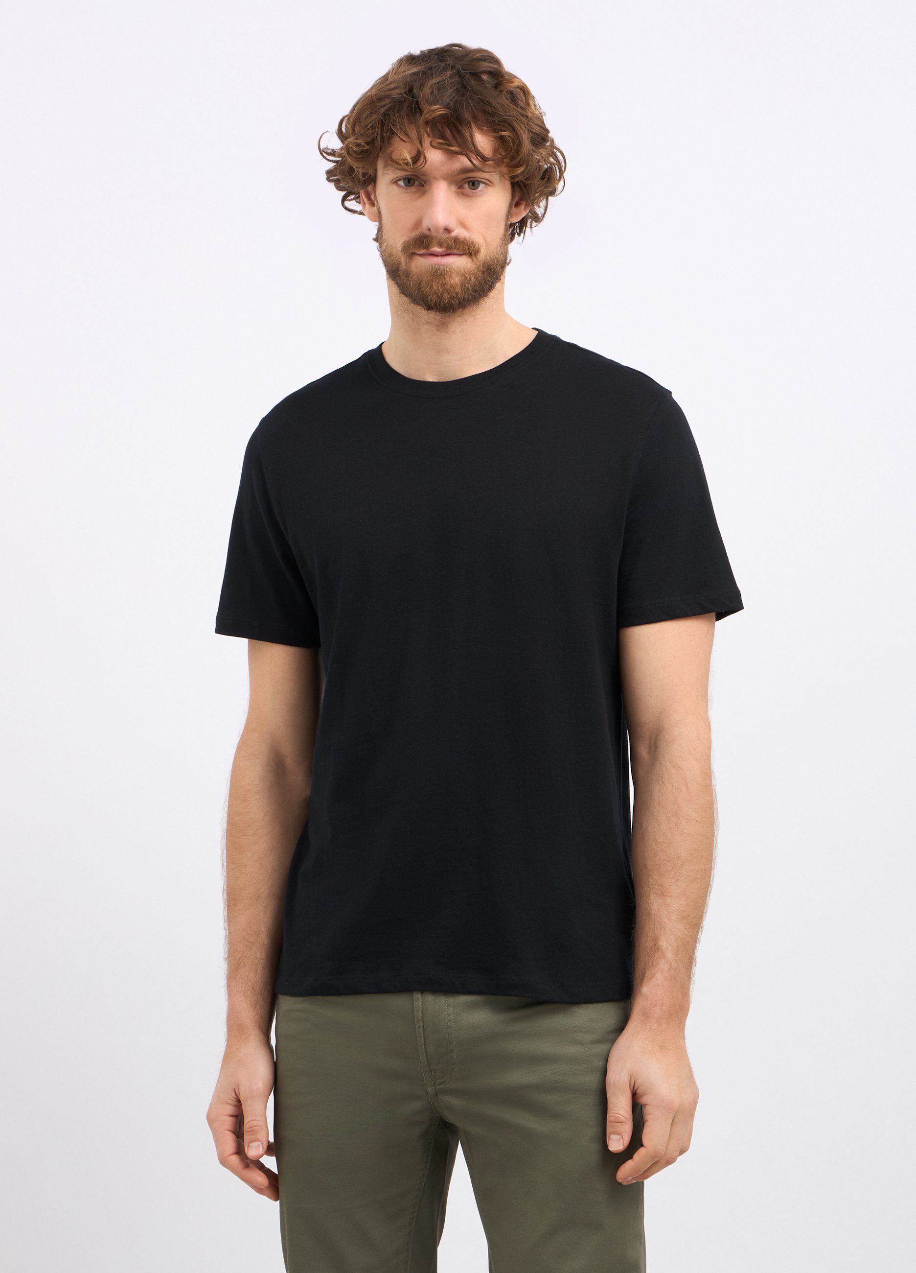 T-shirt in puro cotone uomo_0