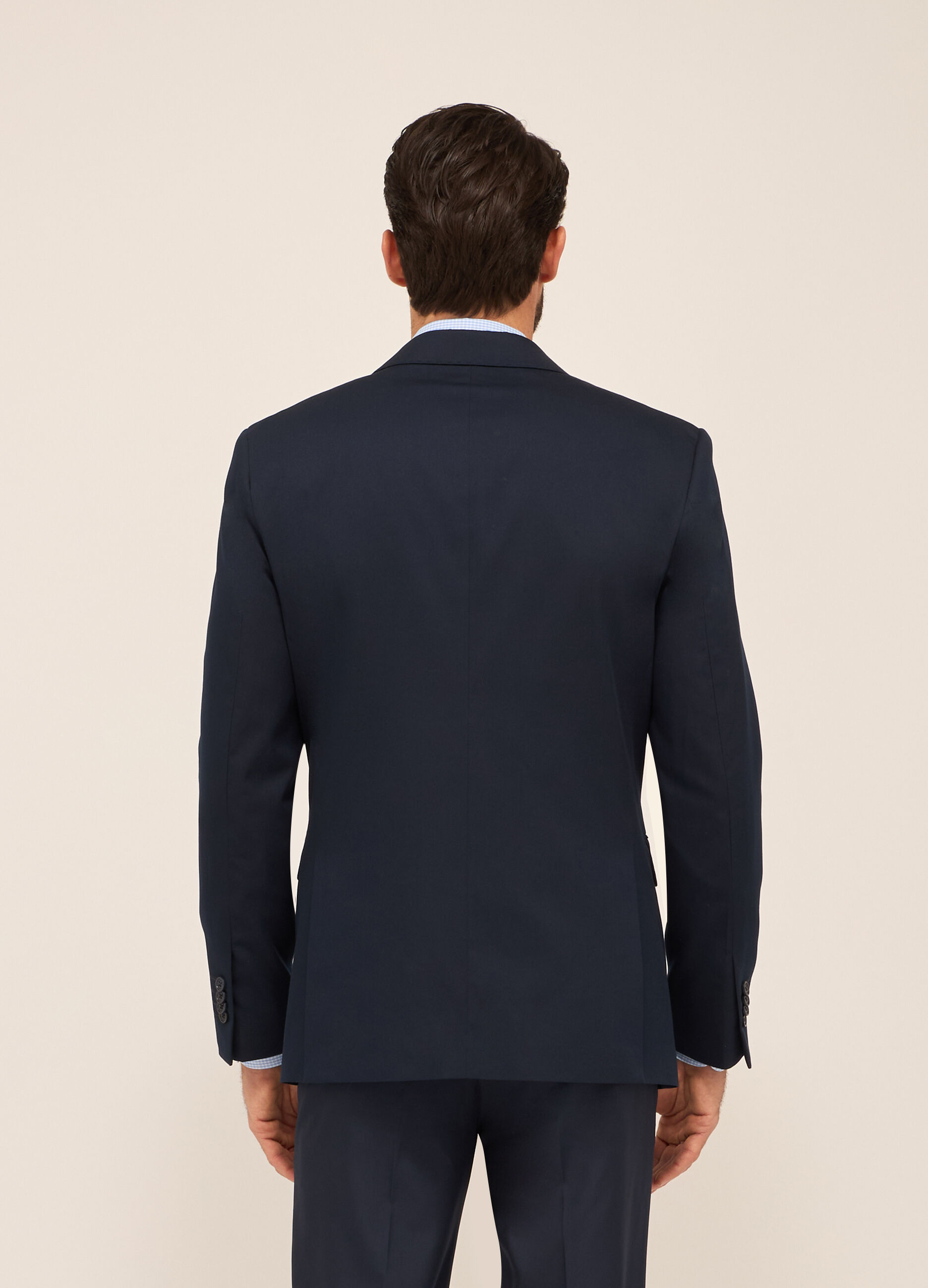 Blazer in tessuto stretch uomo_1