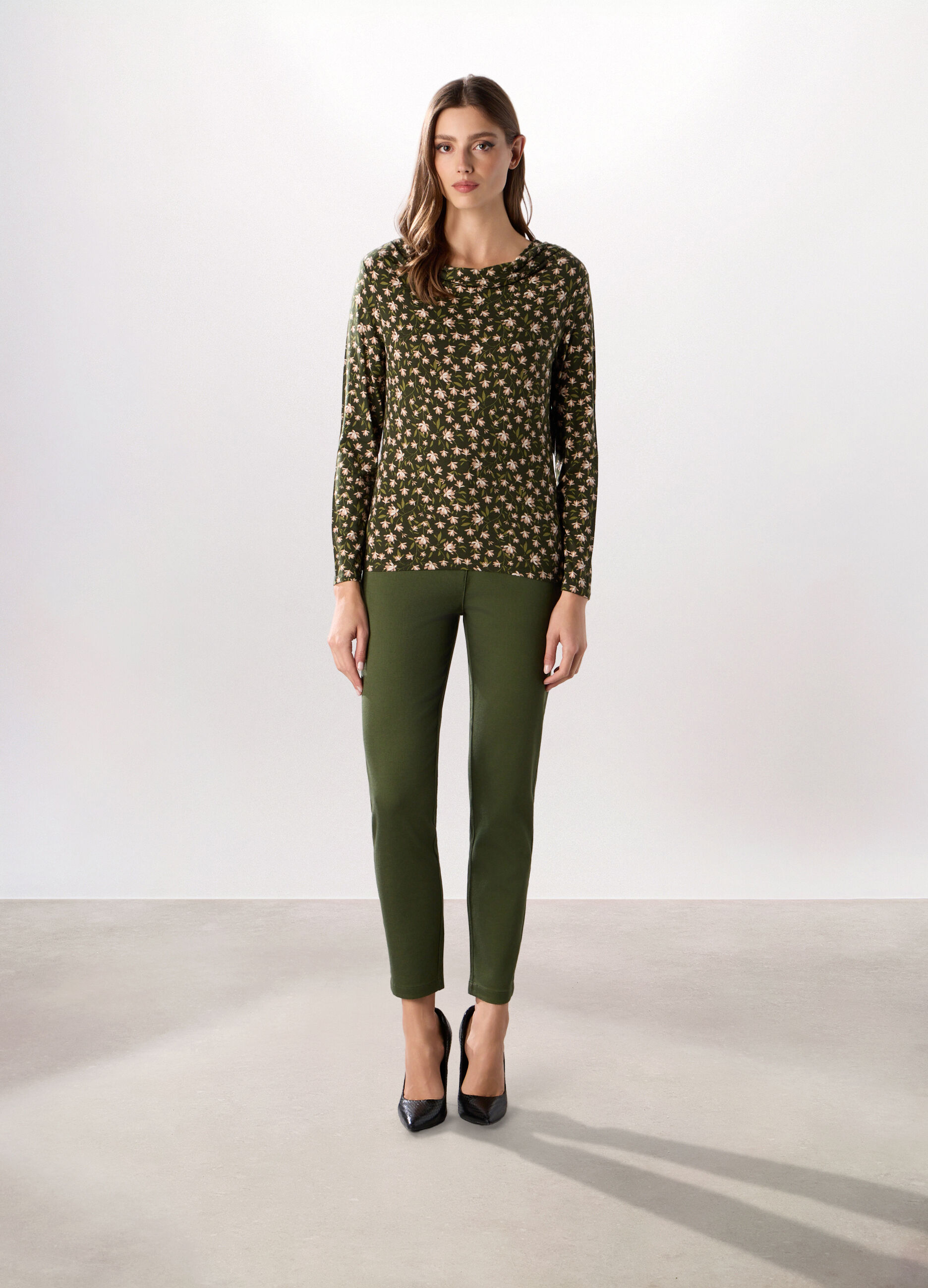 Treggings misto cotone donna_0
