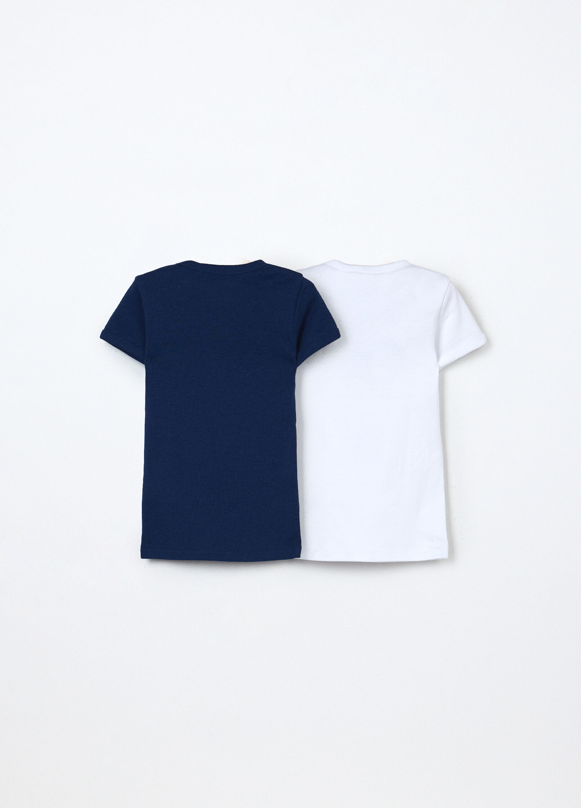 Pack 2 t-shirt intime in interlock di puro cotone neonato_1