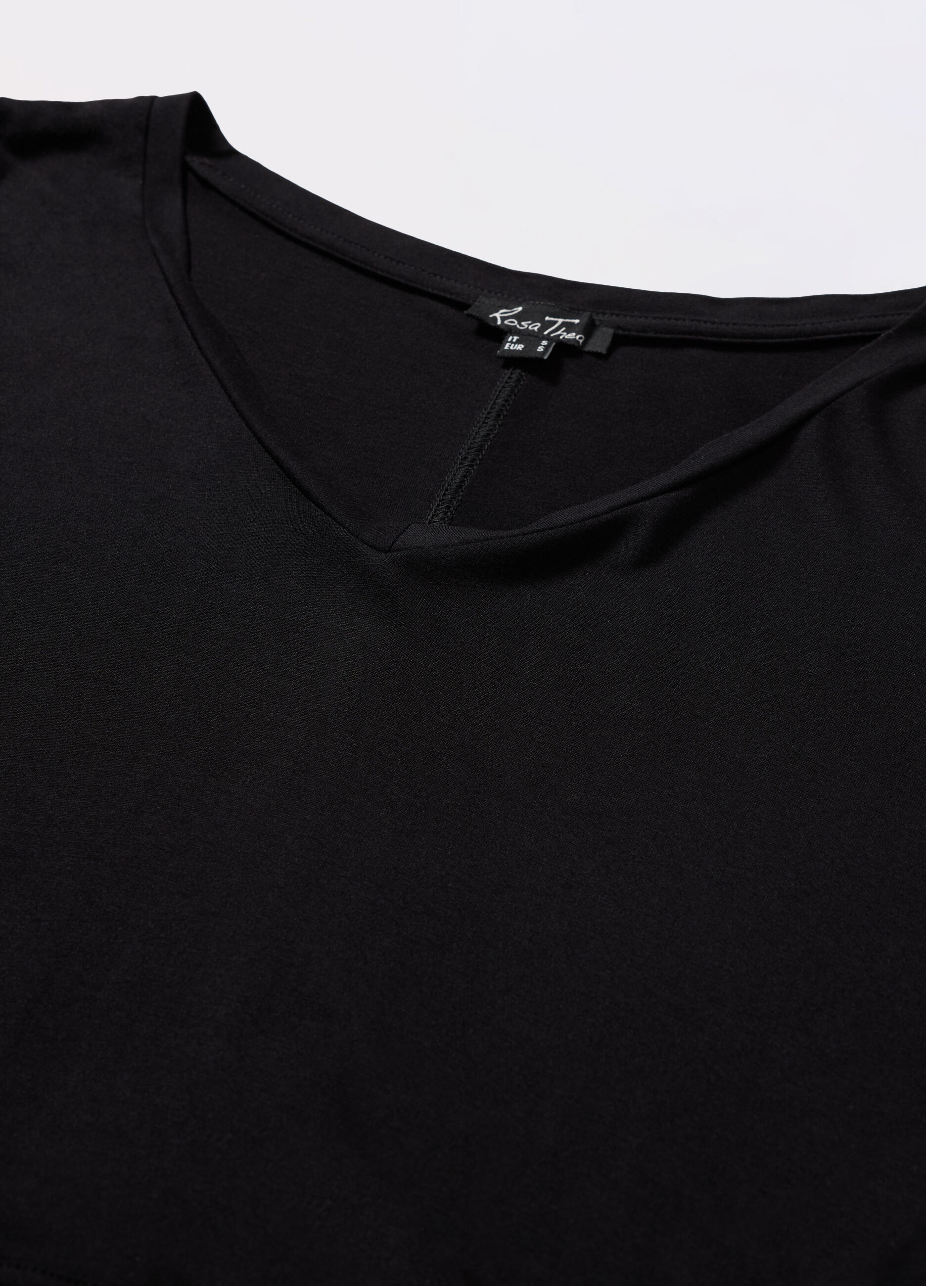 T-shirt in jersey di pura viscosa donna curvy_1