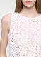 Blusa regular fit con scollo rotondo cambric 60's donna_2