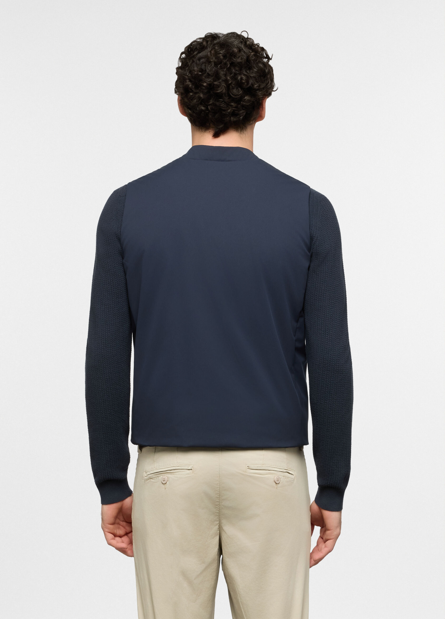 Gilet in tessuto tecnico uomo_1