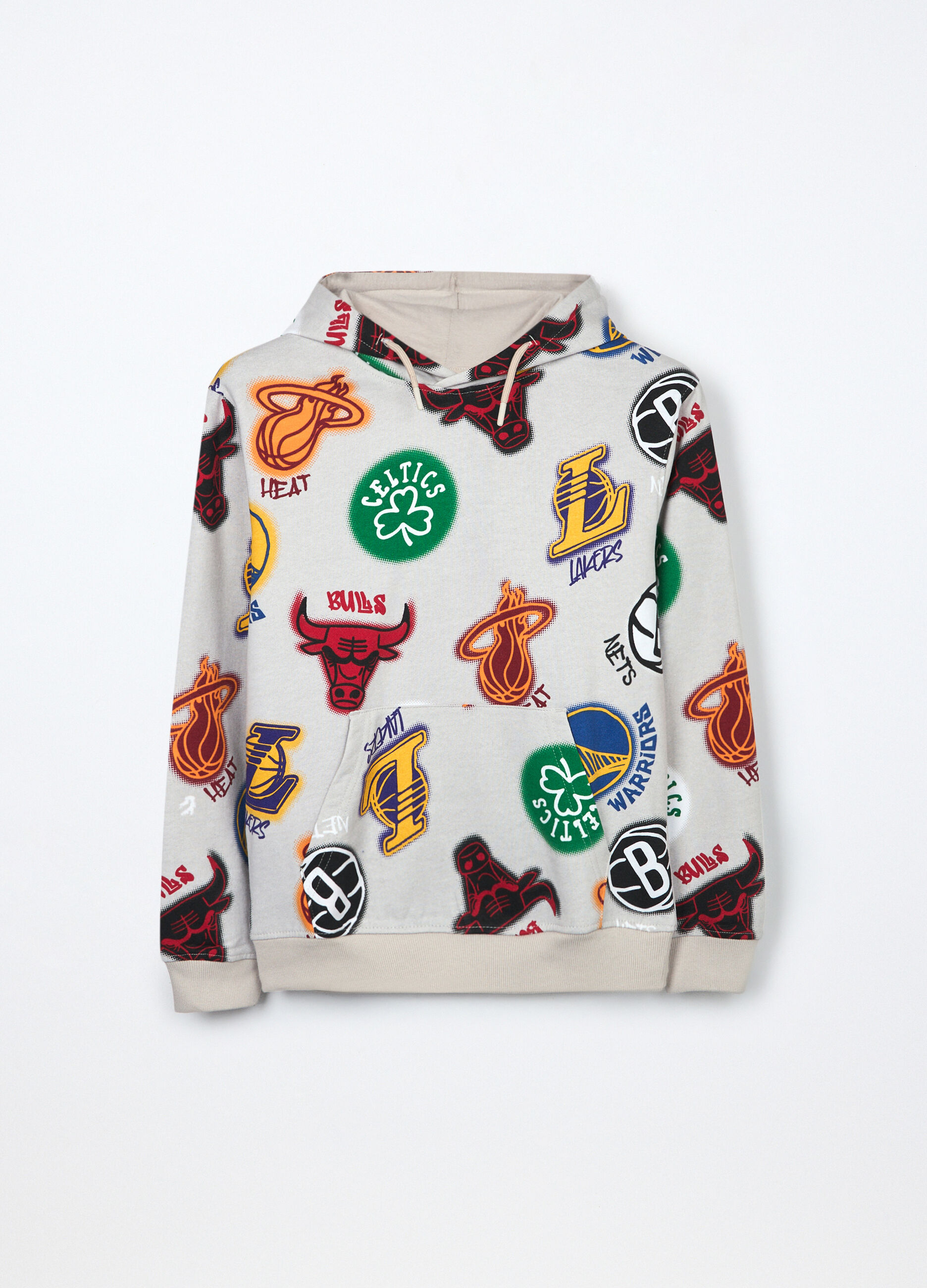 Felpa NBA in french terry di puro cotone ragazzo_0