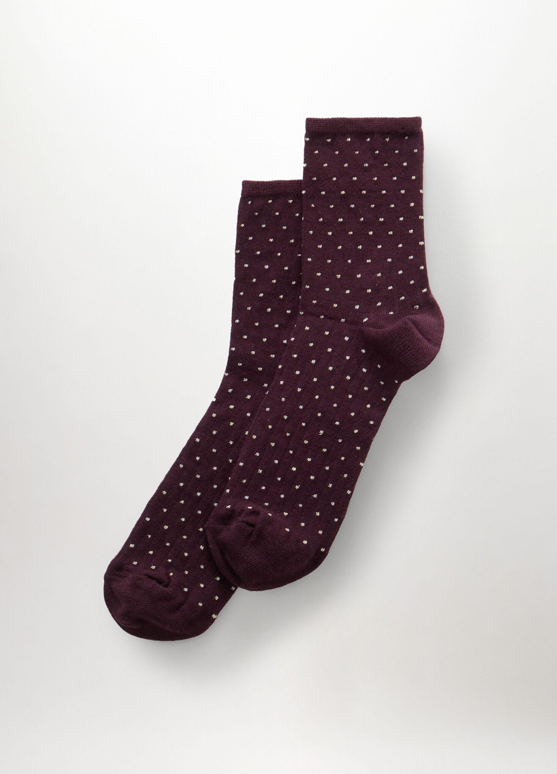 Calze in costina misto cotone donna_0