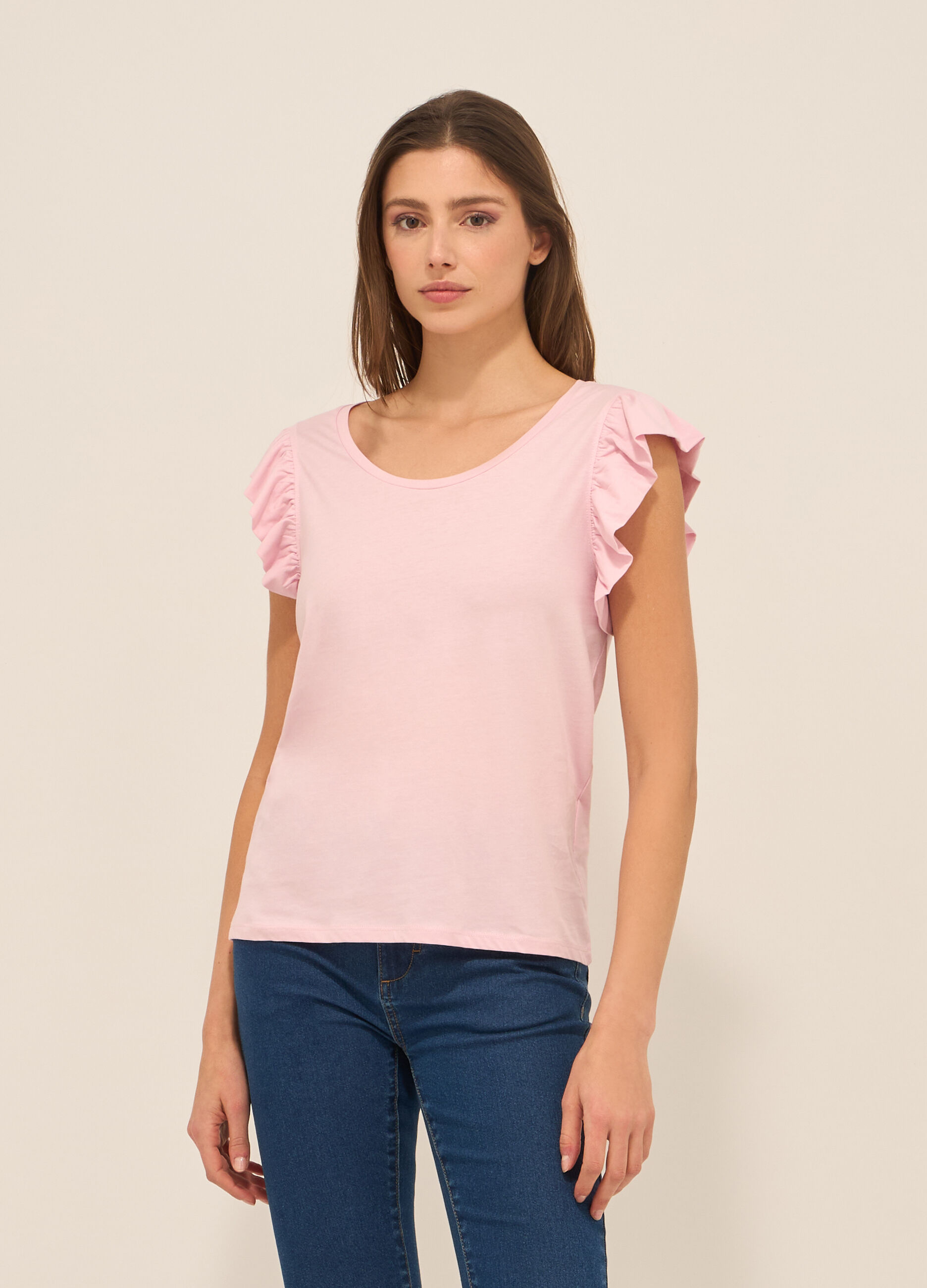Canotta in jersey di puro cotone donna_0