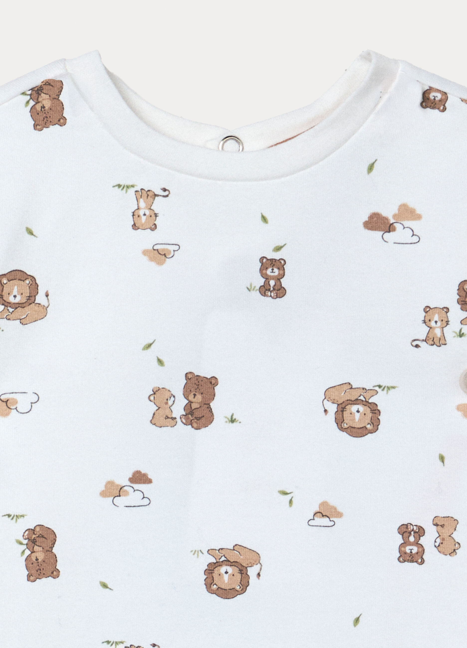 Body-salopette in cotone stretch neonato_2