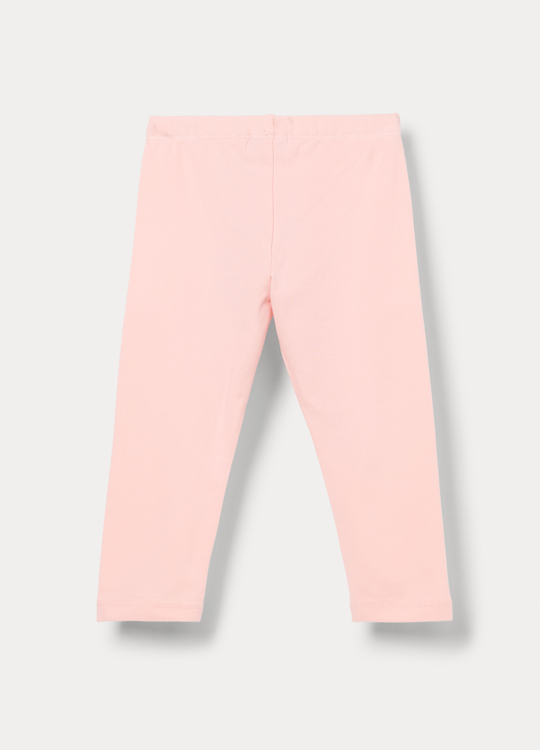 Leggings in jersey di cotone stretch bimba_1