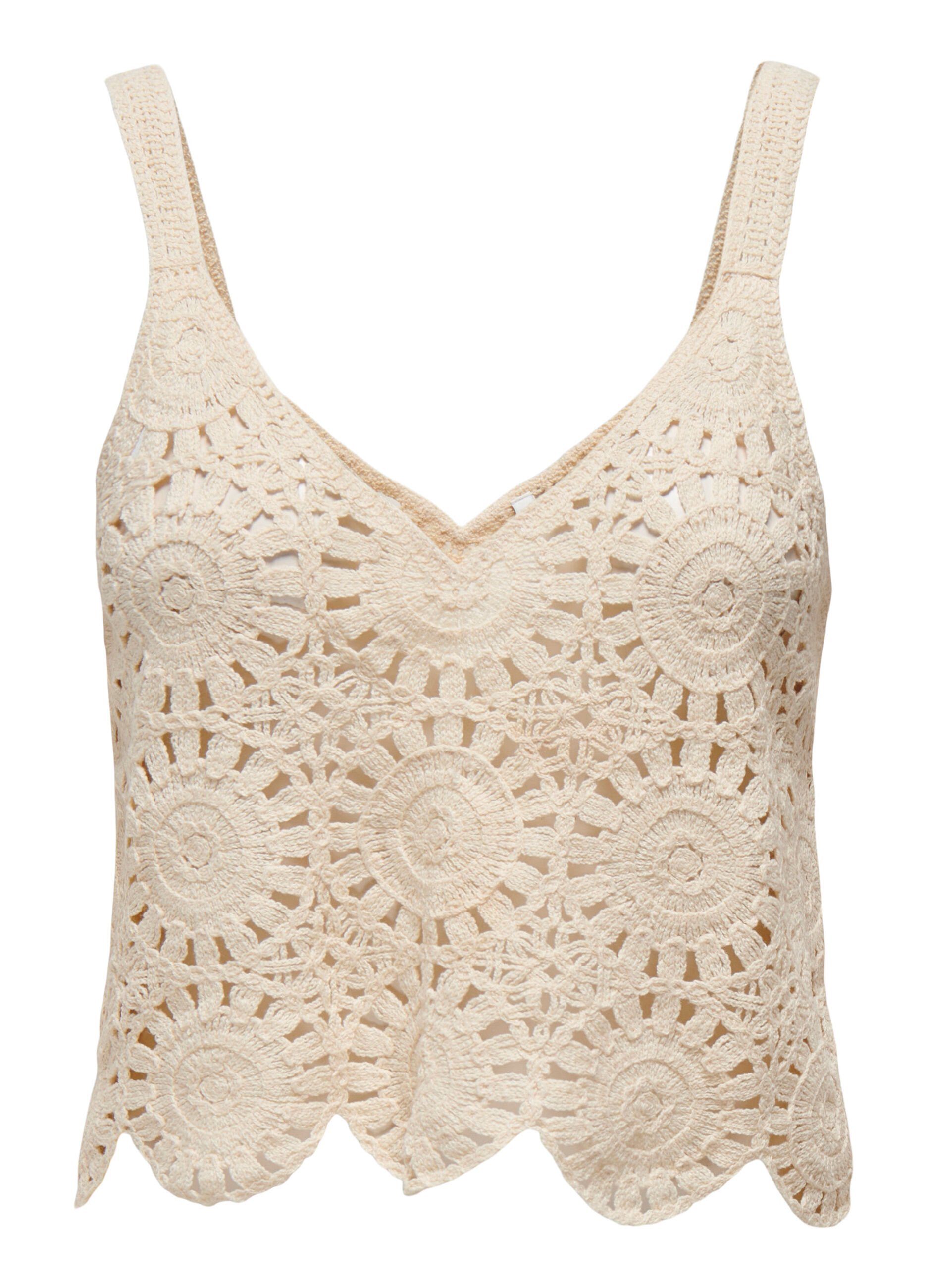 Top crochet donna